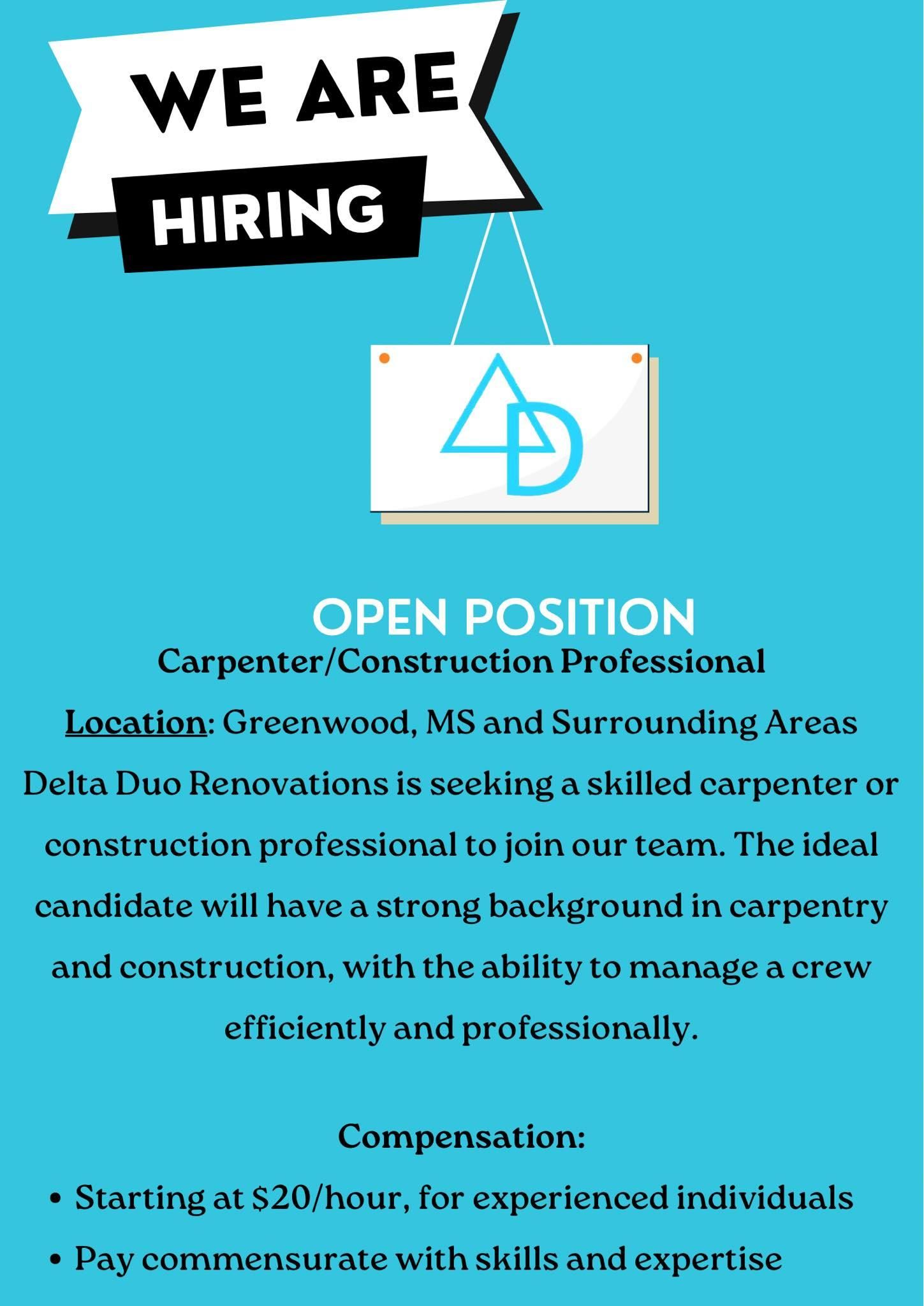  for Delta Duo Renovations in Greenwood,  MS