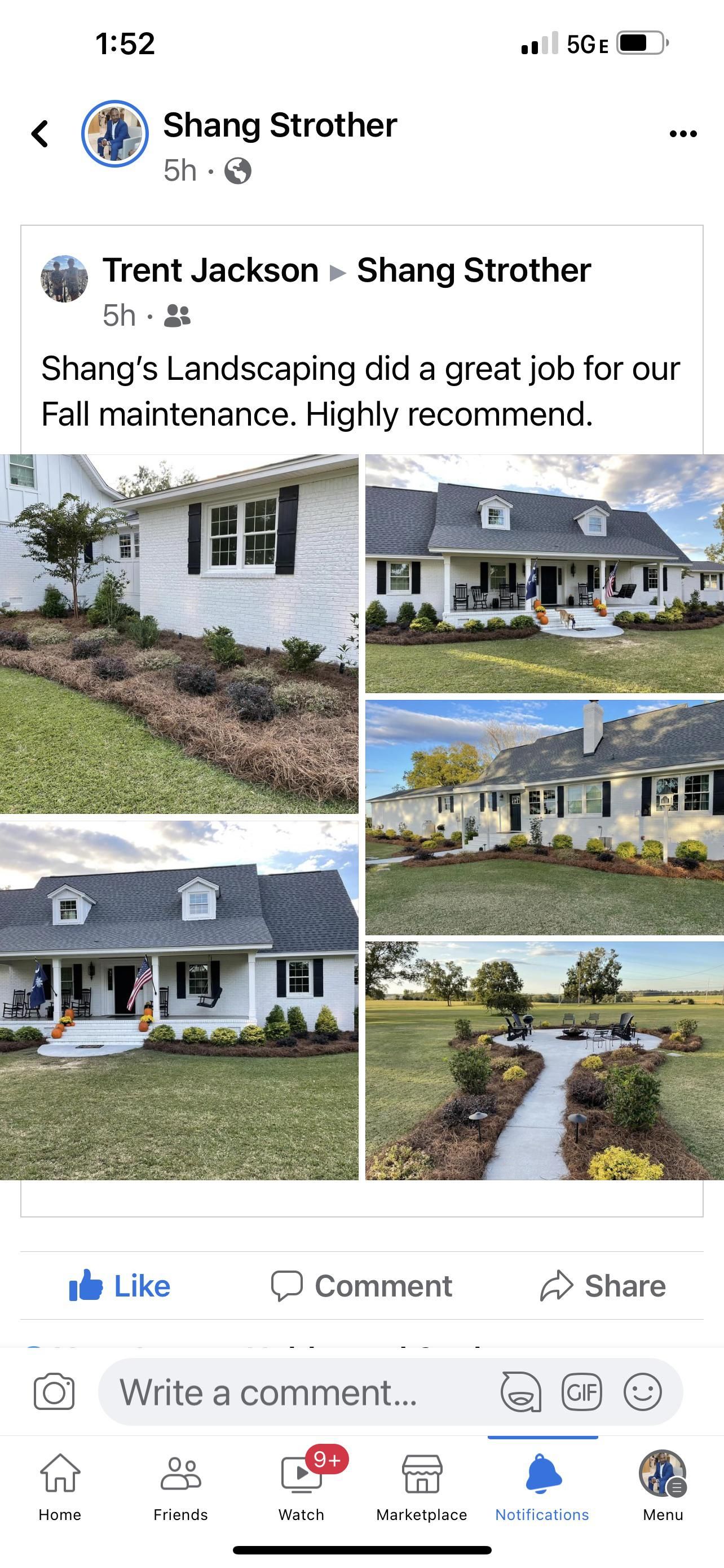  for Shang's Landscaping Service in Columbia, South Carolina