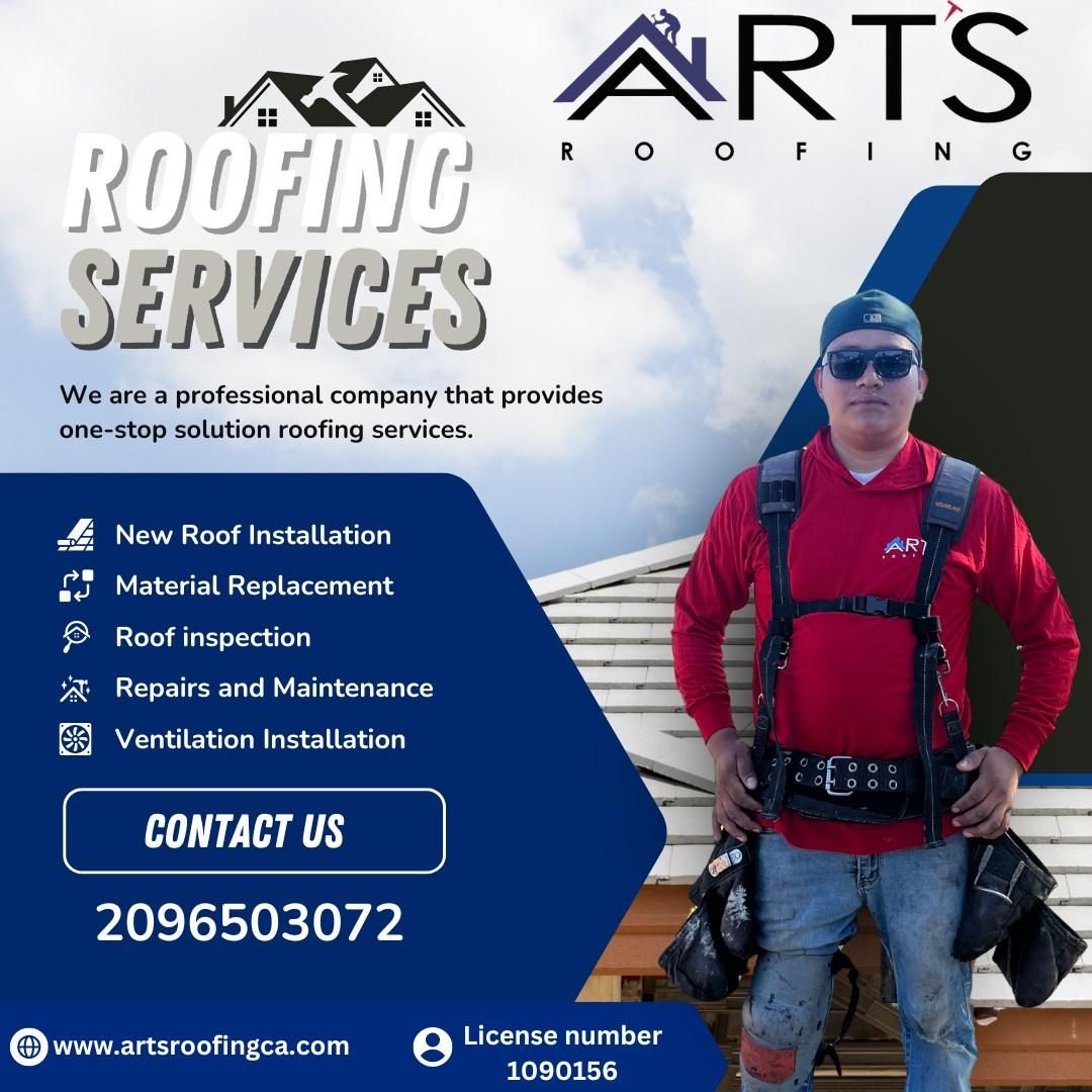  for Art’s Roofing Inc in Stockton, CA