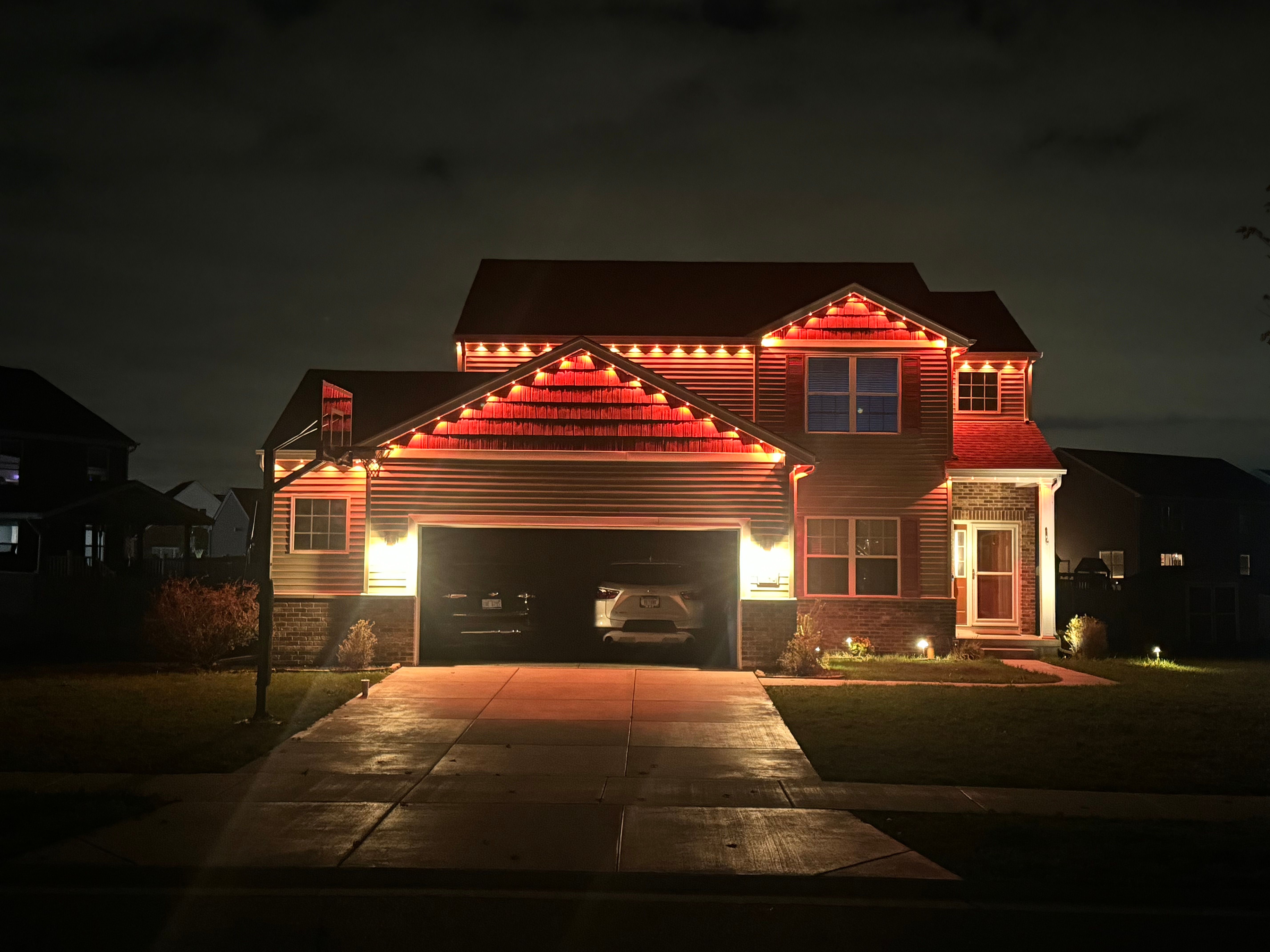 Outdoor Lighting for Risner Construction in De Motte, IN