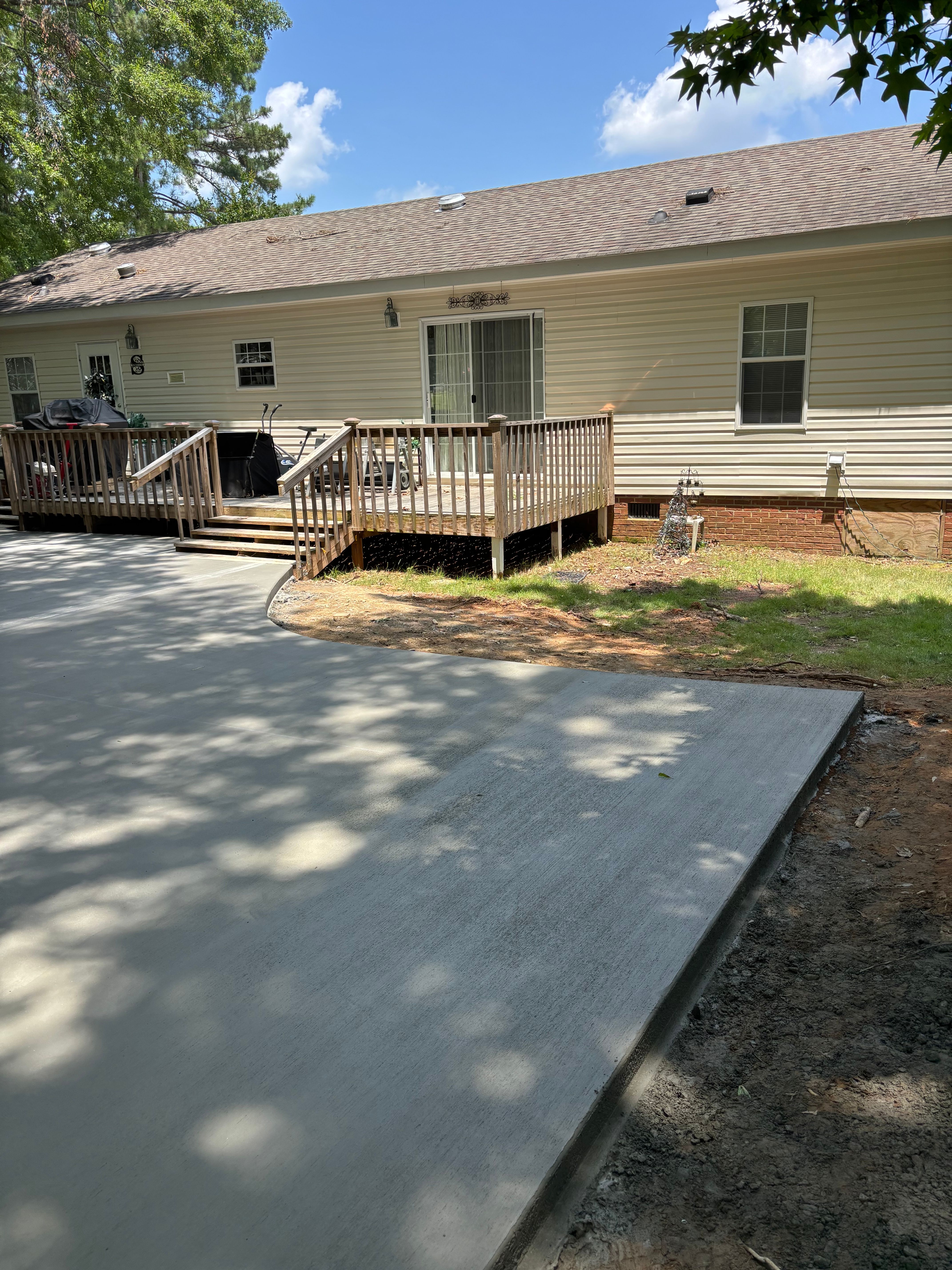 Concrete Flat Work for Baer & Sons Concrete in Greenwood County, SC