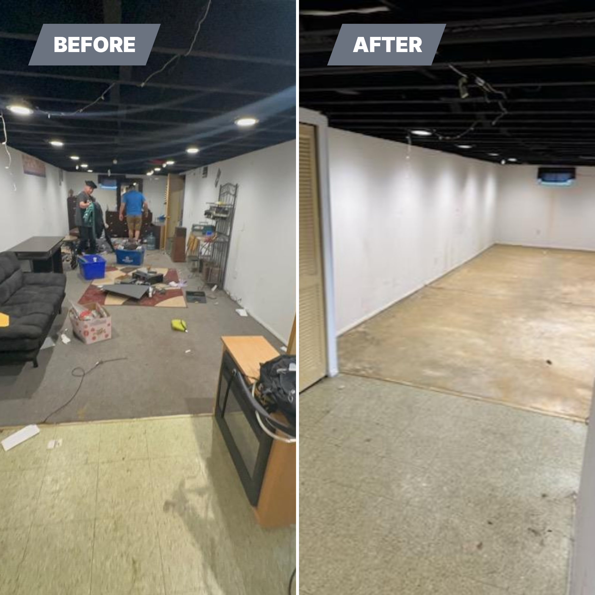 Before & Afters for Blue Eagle Junk Removal in Oakland County, MI
