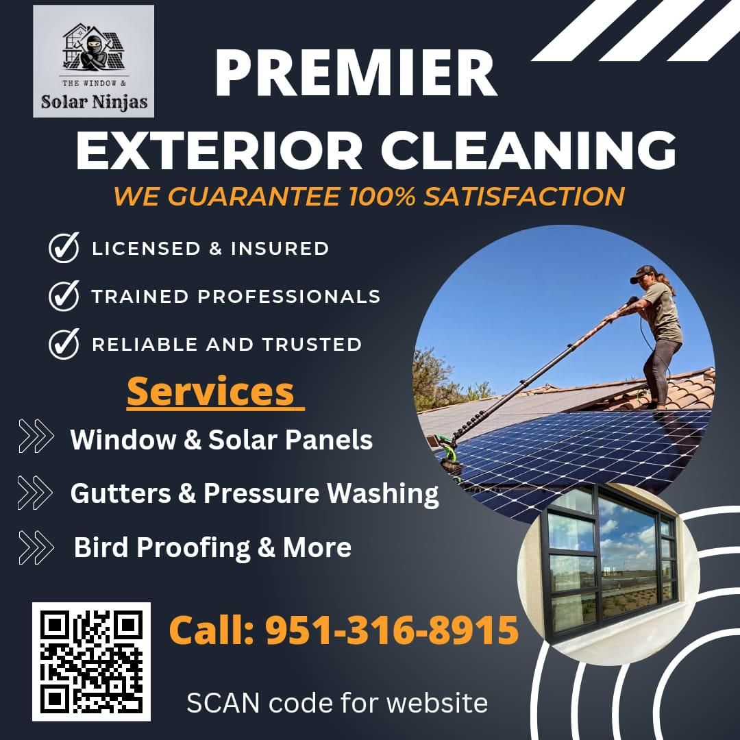  for The Window & Solar Ninjas in Riverside County, CA