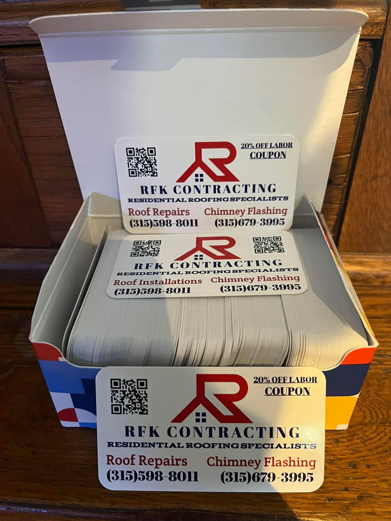  for RFK Contracting in Wolcott, NY
