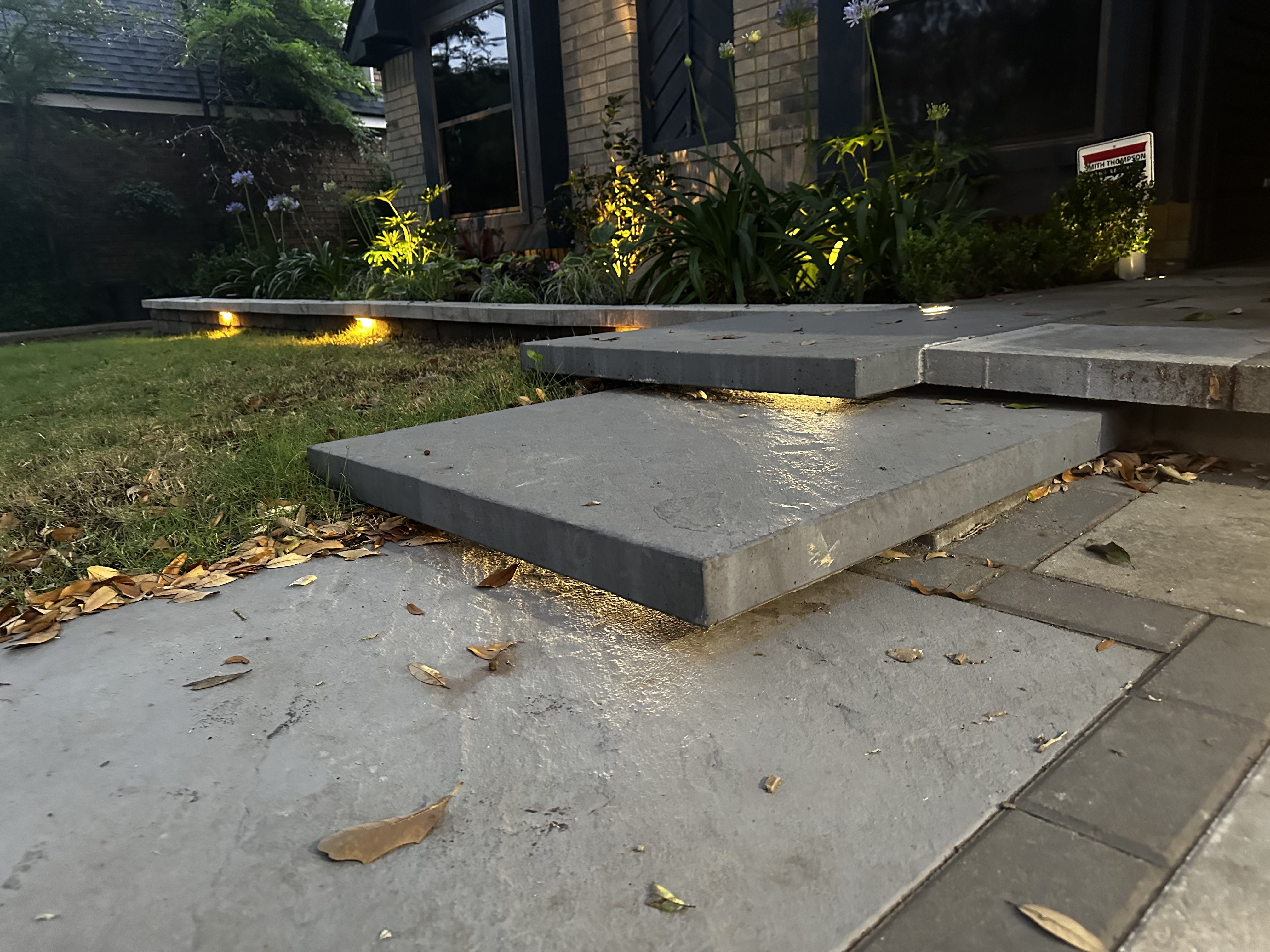 Lighting for Atlas Land Design in Creekside Park, TX