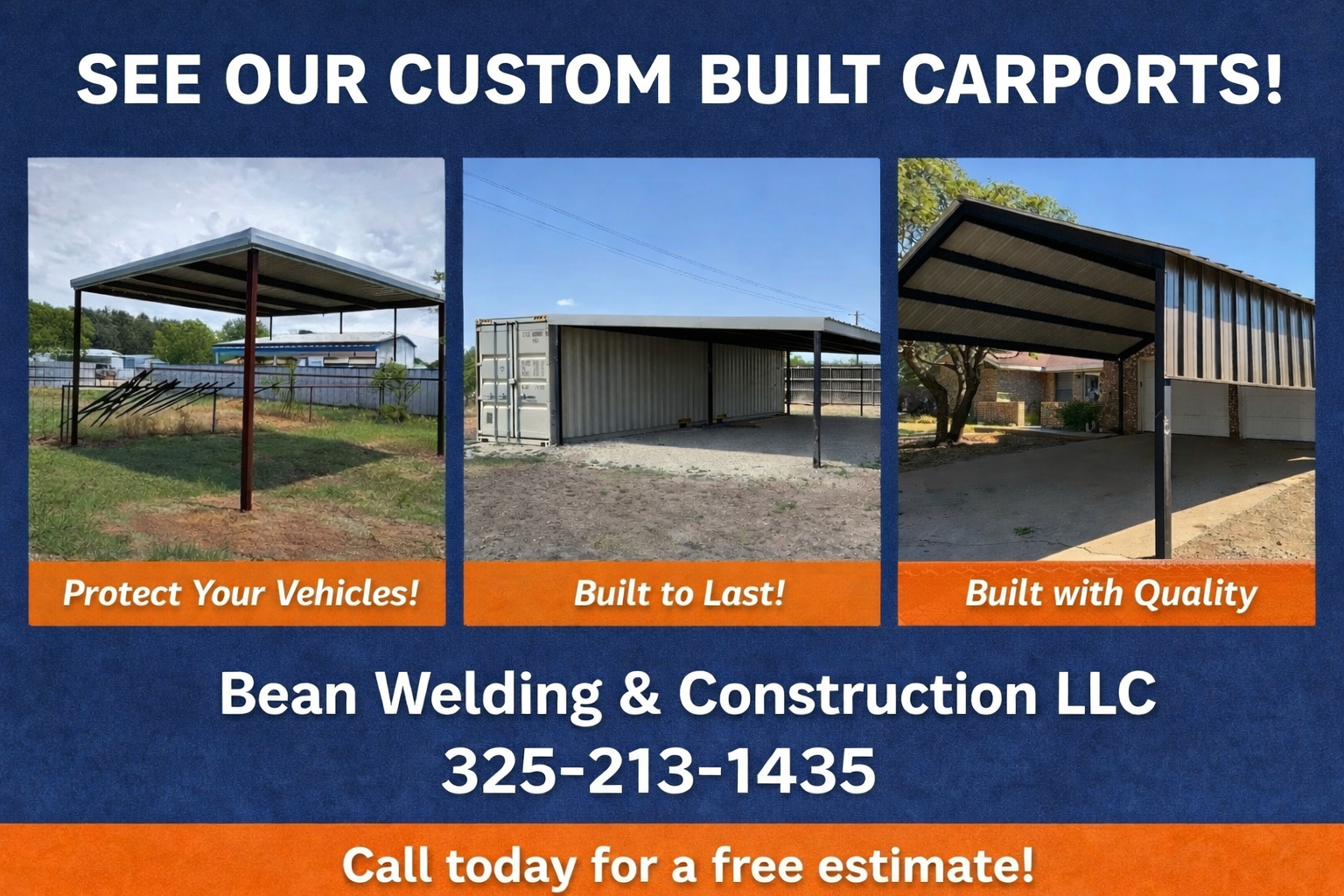  for Bean Welding & Construction LLC in Ballinger, TX