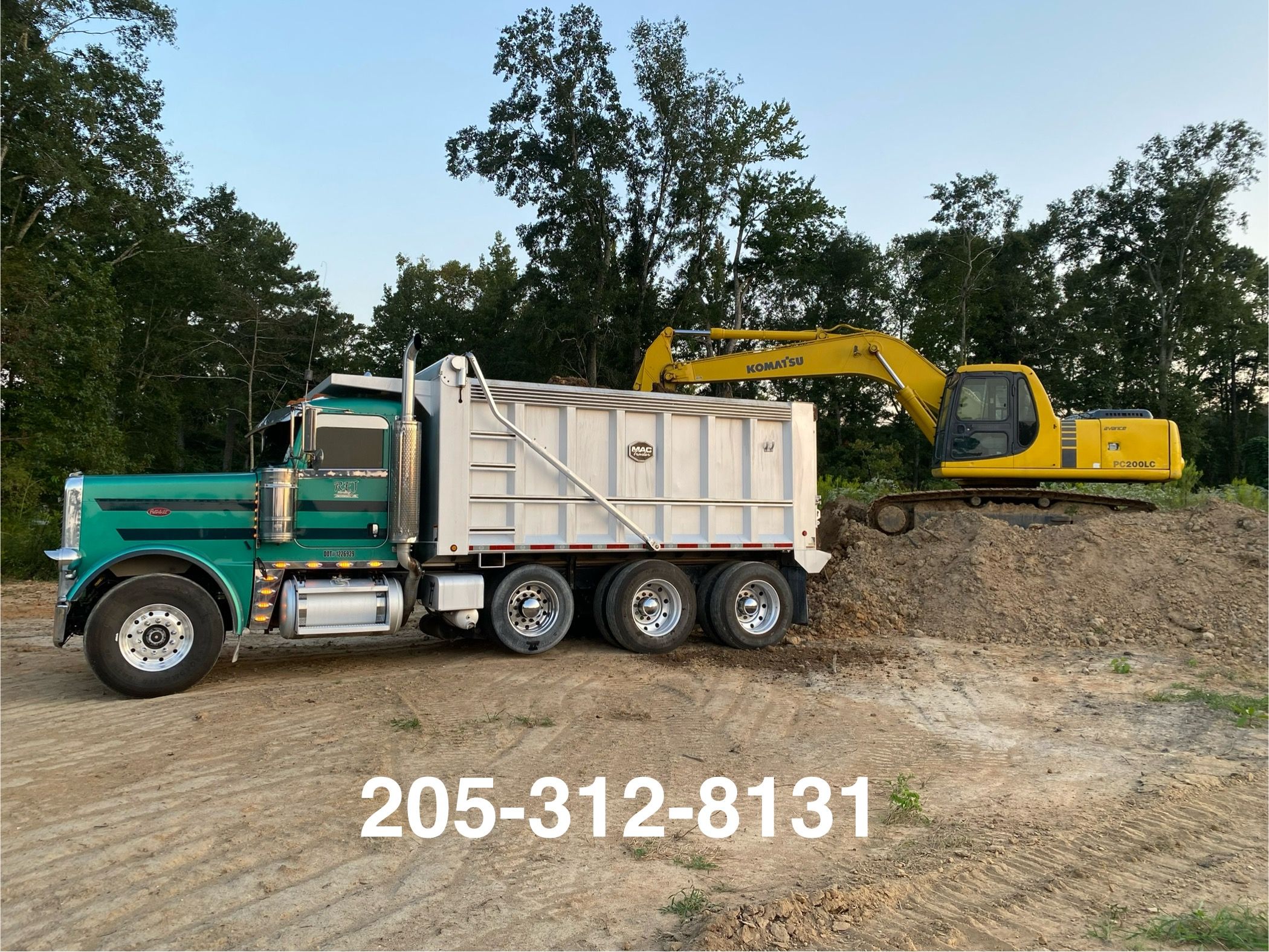 Excavating for REJ Hauling in Jemison, AL