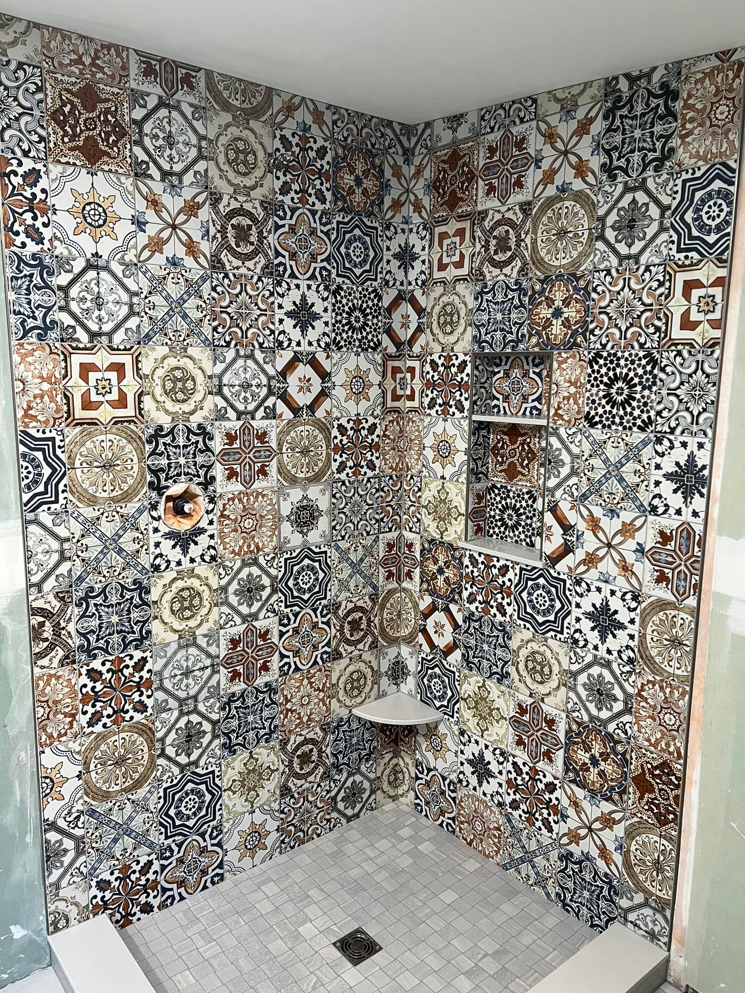 Bathroom Tiling for Moore Custom Tile in Gorham, ME