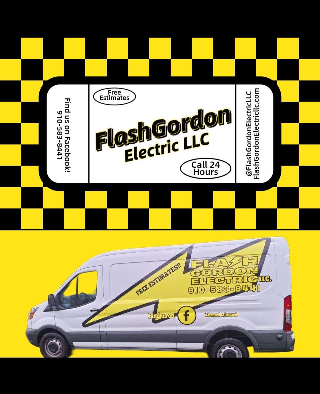  for Flash Gordon Electric LLC in Hope Mills, NC