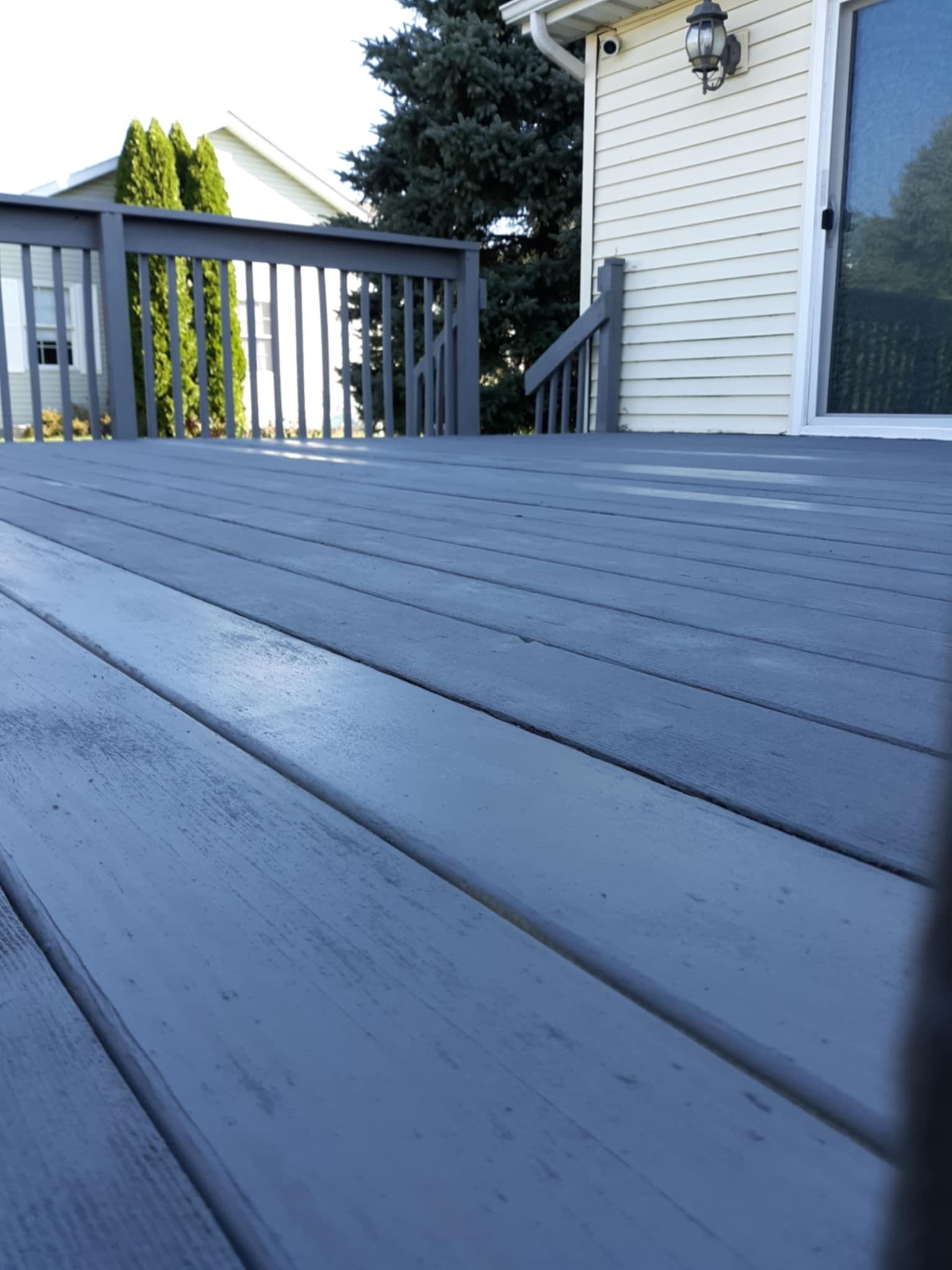 Staining for Risner Construction in De Motte, IN