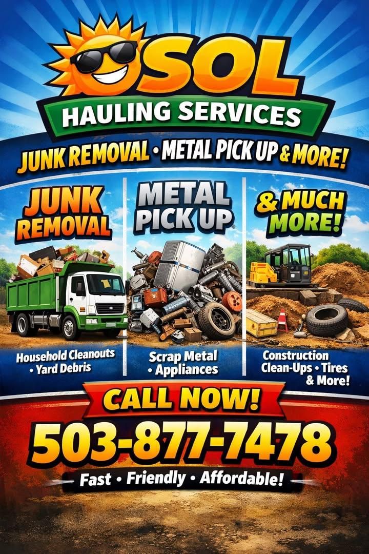  for Sol Junk Removal in Independence, OR