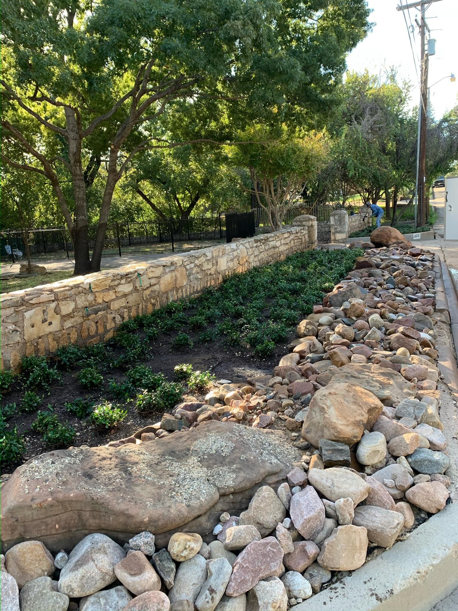 irrigation Installation for Platinum Landscape Design LLC in San Angelo, Texas