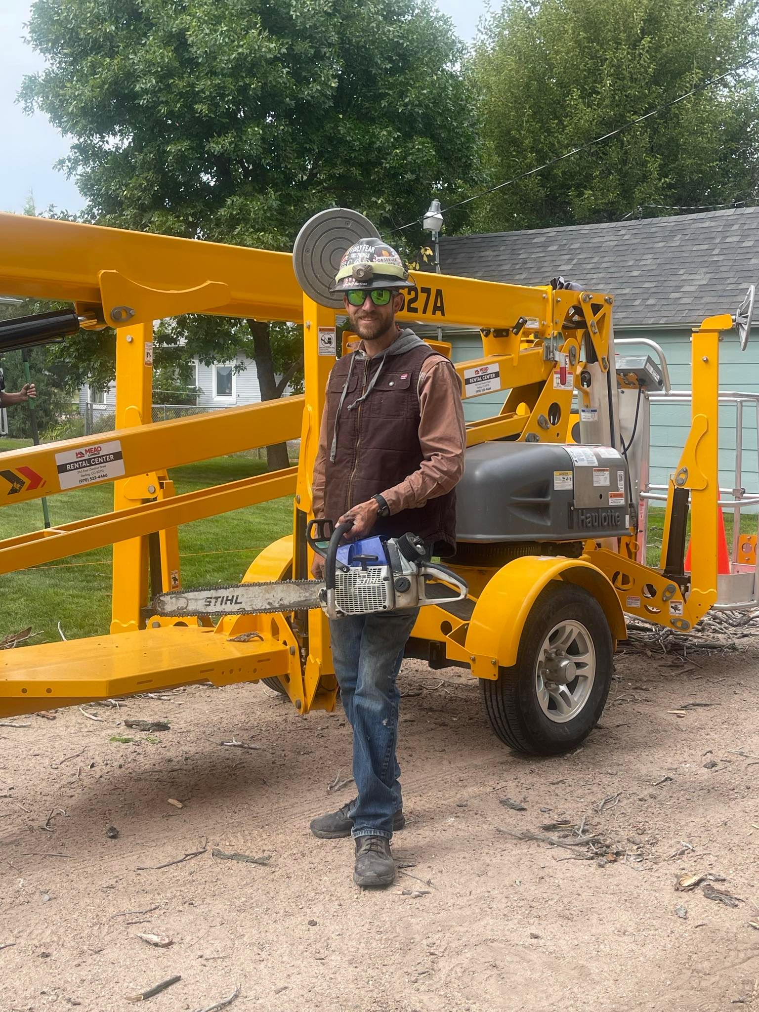 Brush & Tree Removal for M&N Fencing in Crook, CO