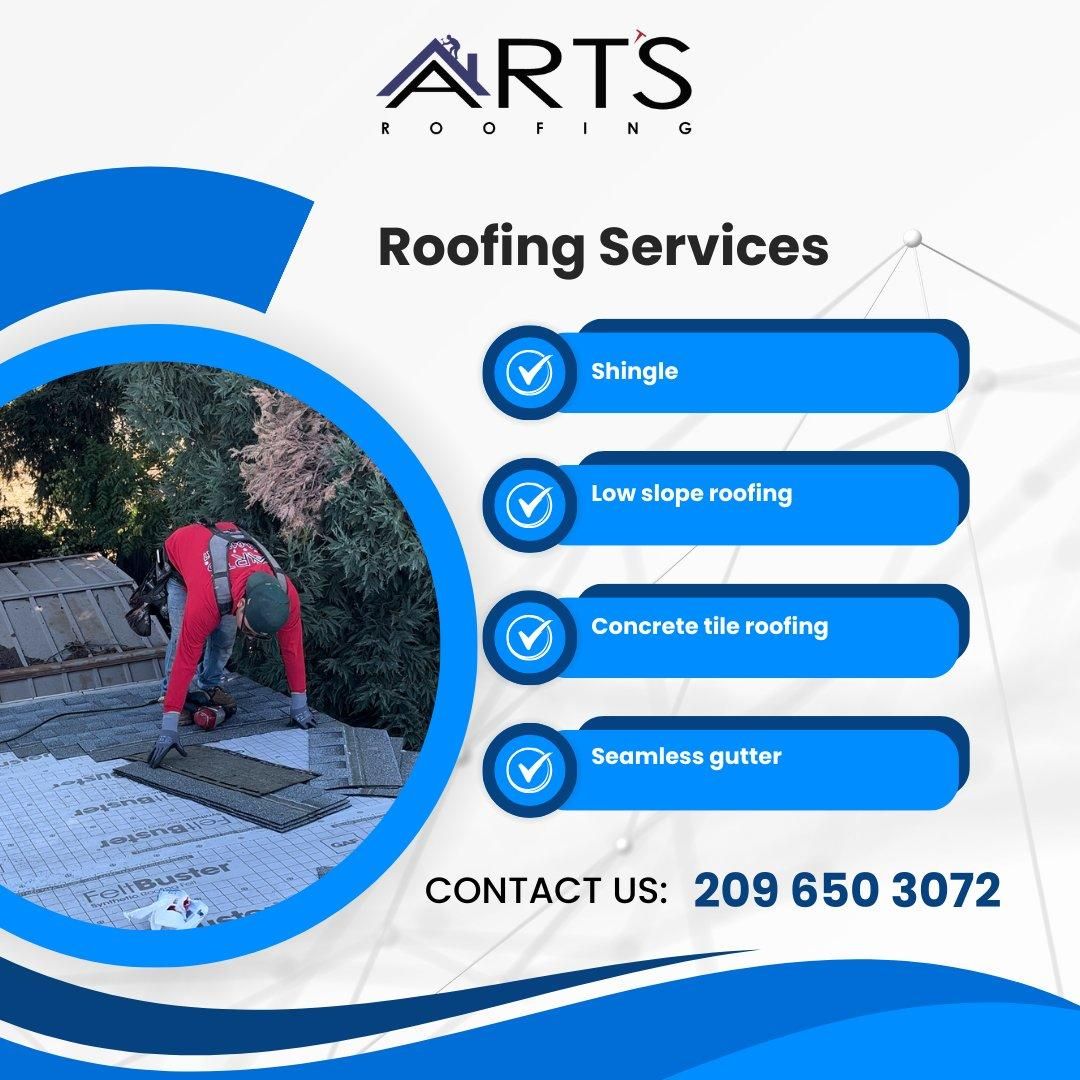  for Art’s Roofing Inc in Stockton, CA