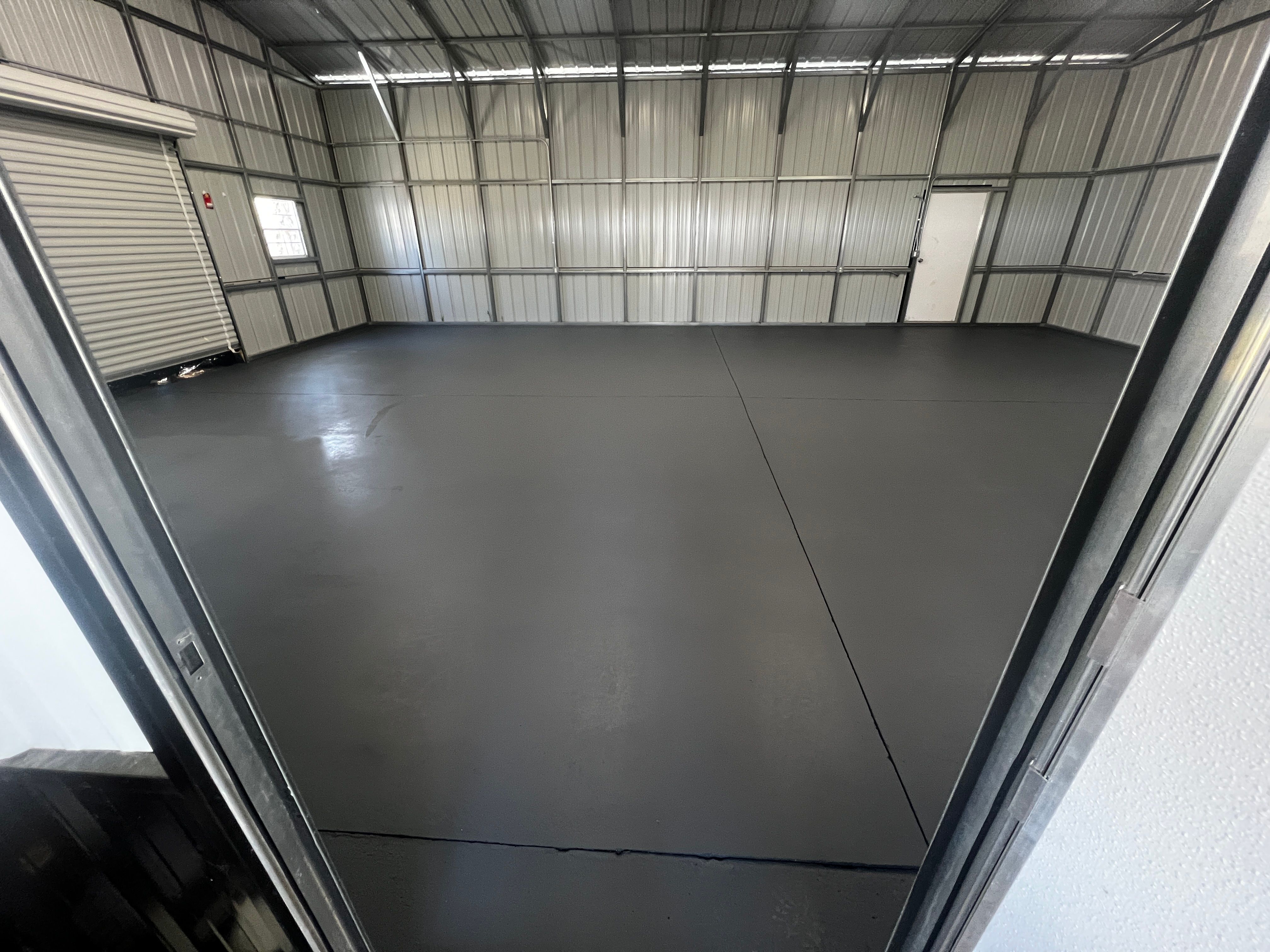 Epoxy floors for Green Valley Painting in Thompson, CT