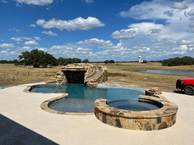 Residential Pool Remodeling for JV Pool & Associates in San Antonio, TX