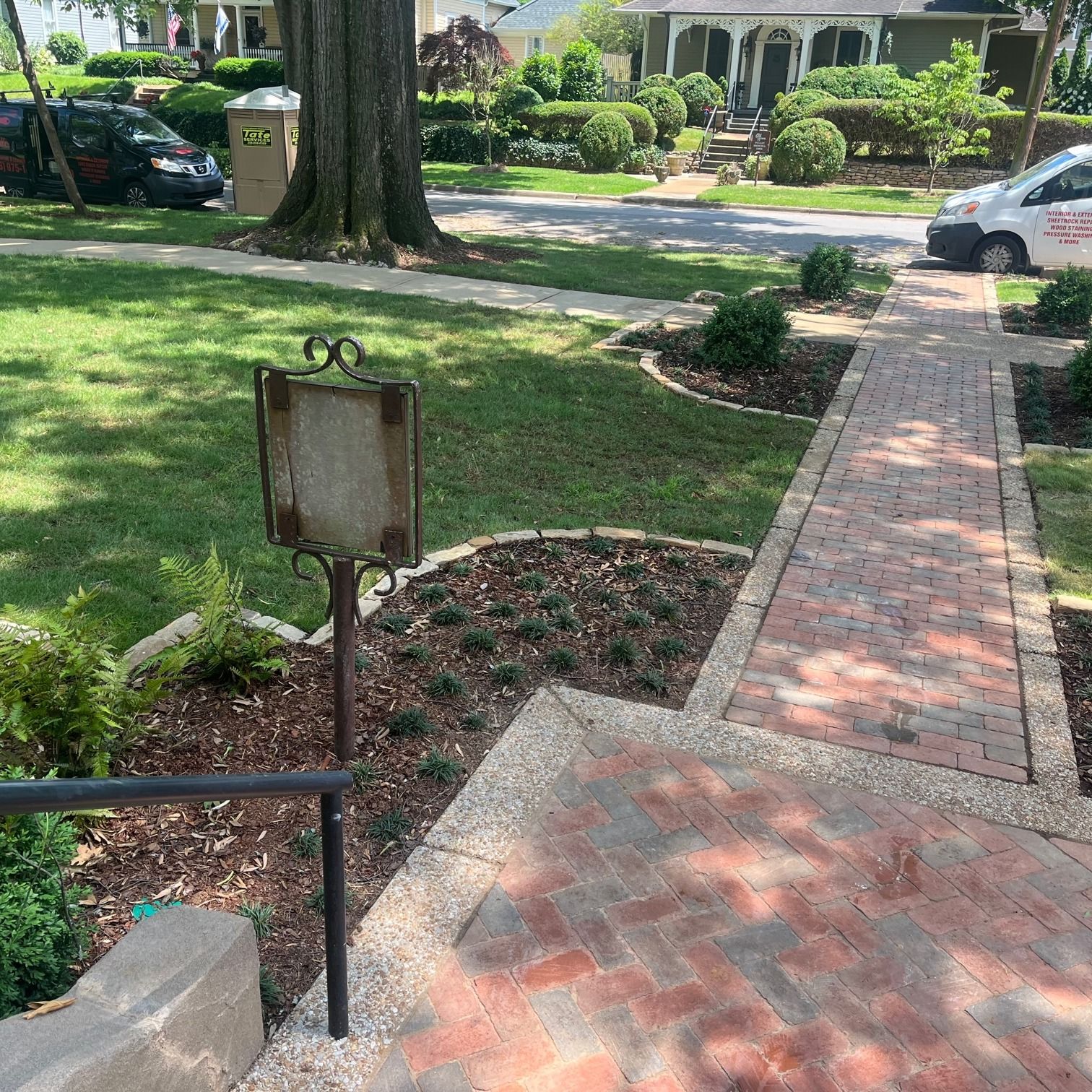 Hardscaping Landscaping for CSS Renovations in Huntsville, AL