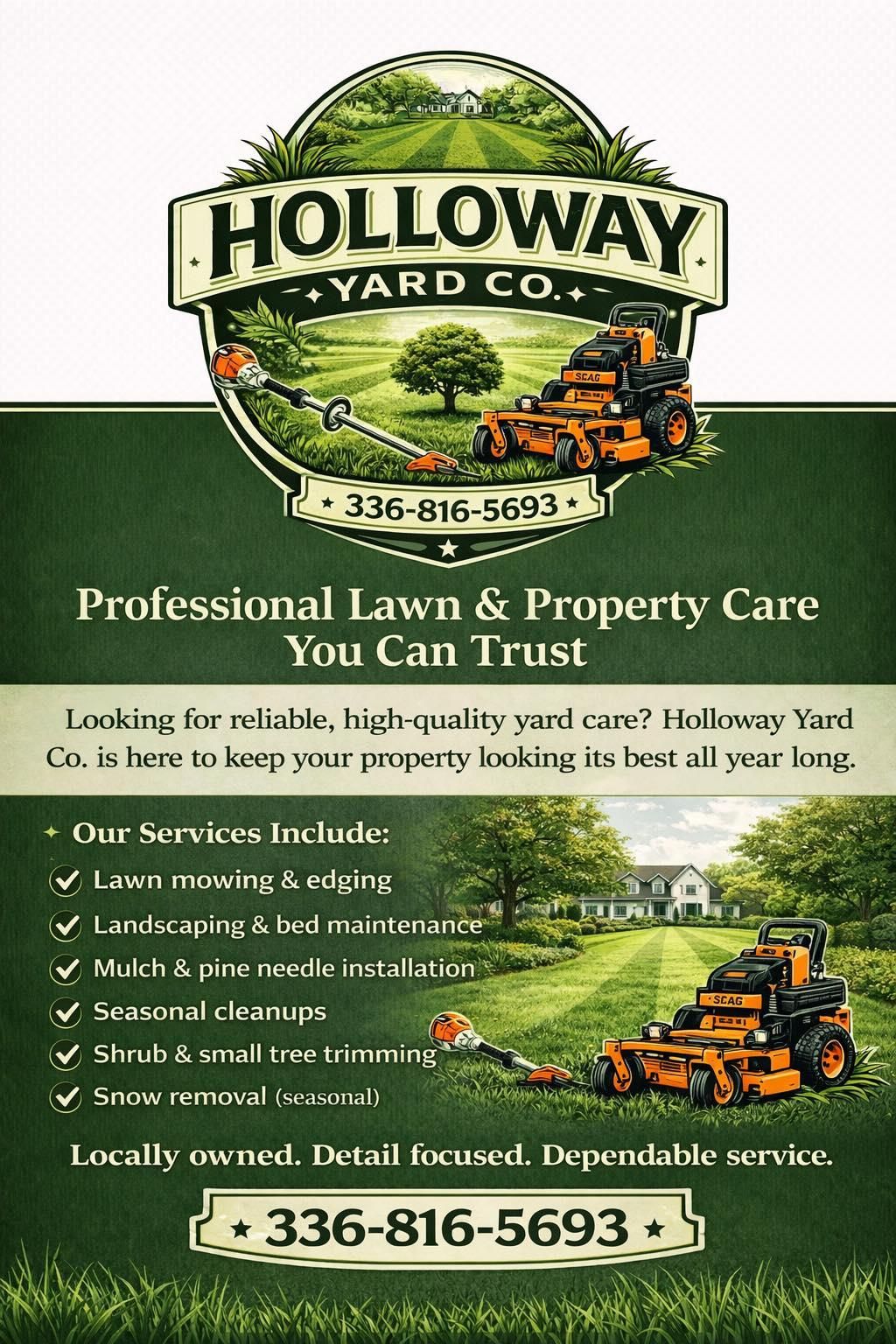  for Holloway Yard Company in Greensboro, NC
