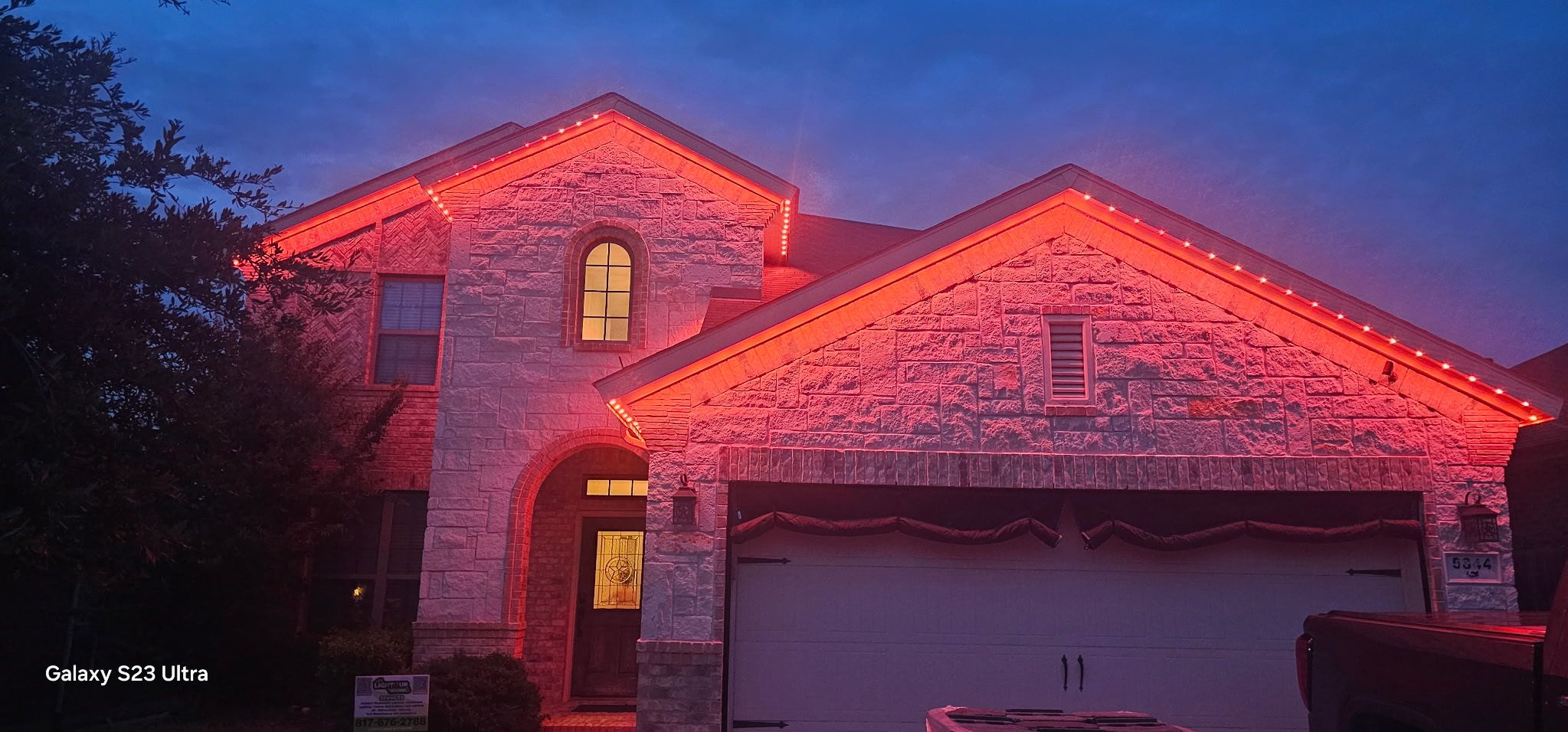 Permanent Holiday Lighting  for Light It Up AV and Turf in Keller, TX