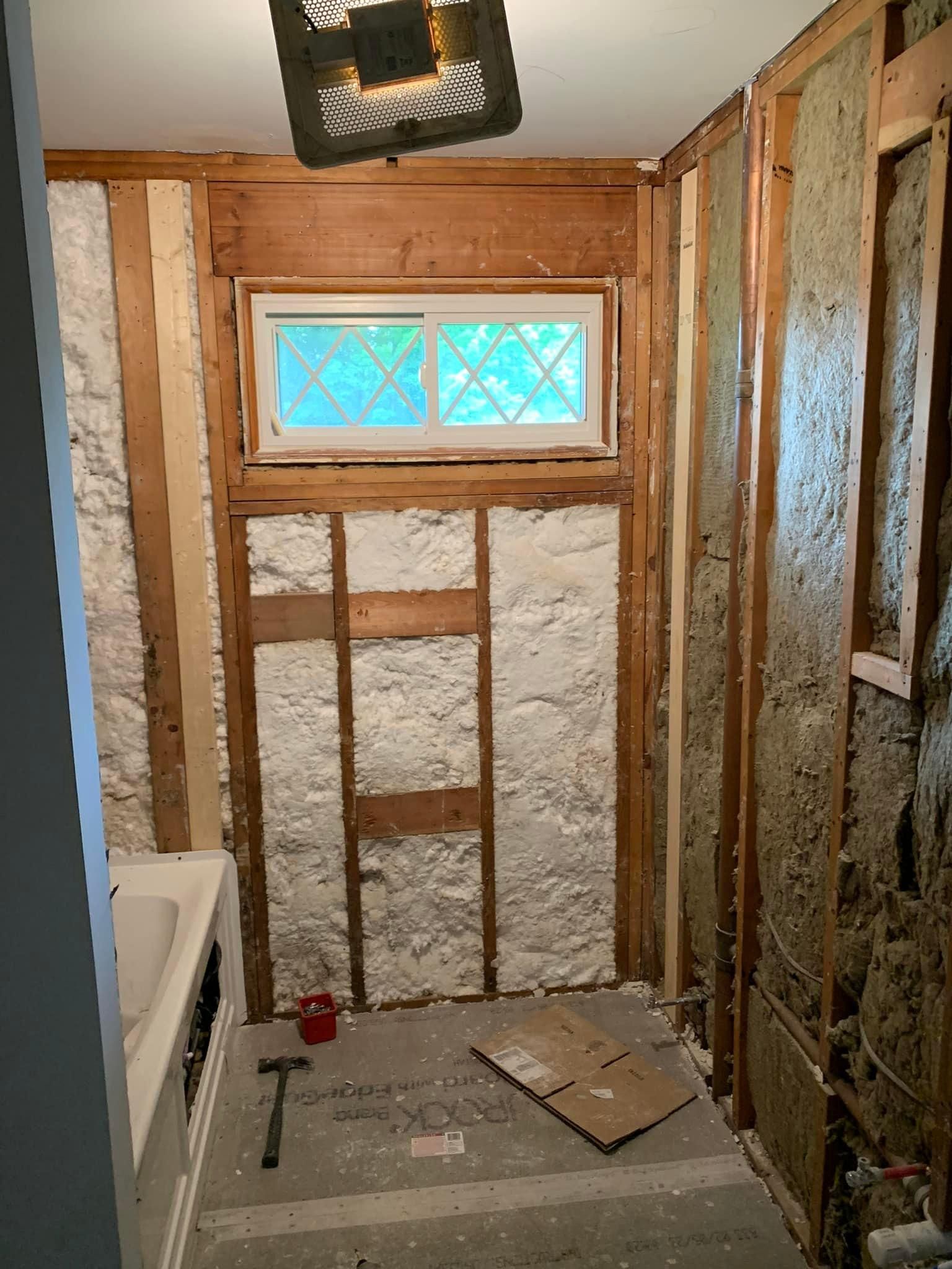 Bathroom Renovation for L.R. Platt Construction in Boonville, New York