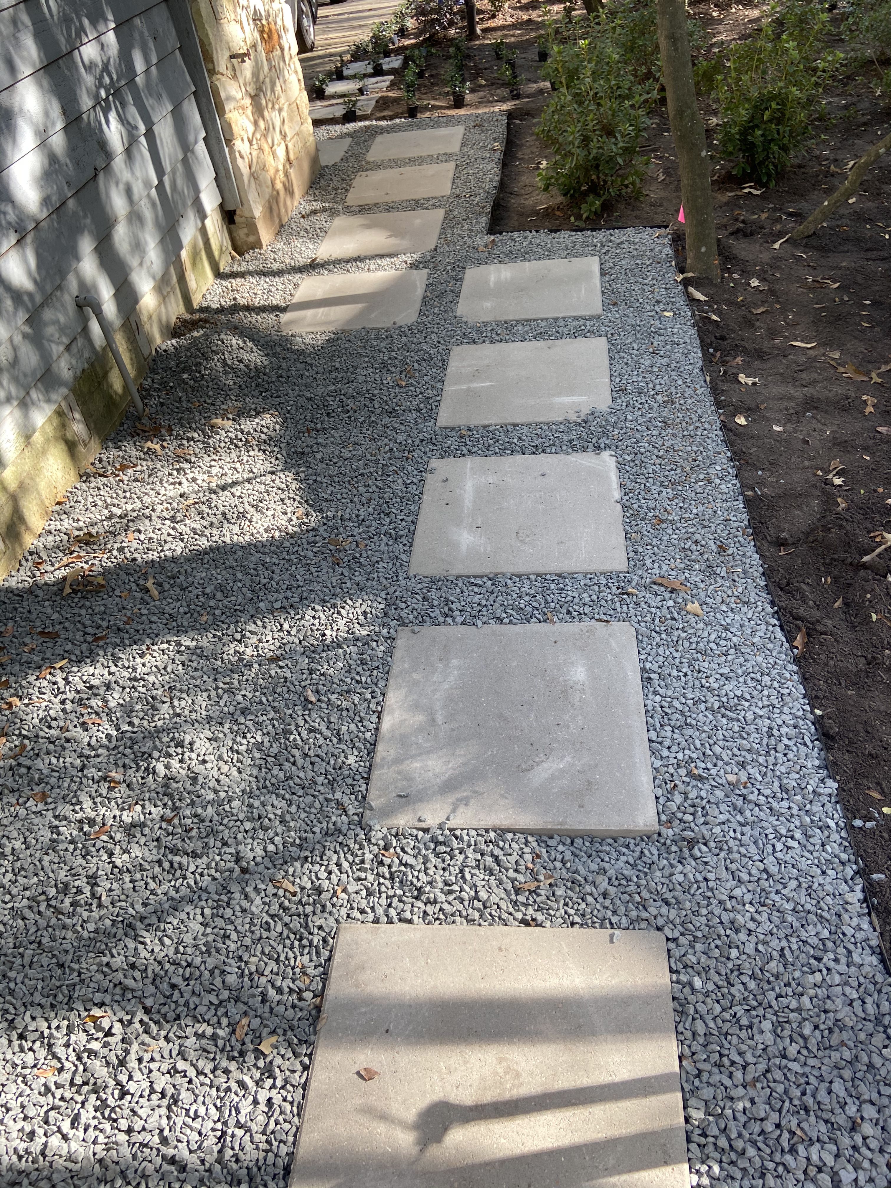 Walkways for Atlas Land Design in Creekside Park, TX