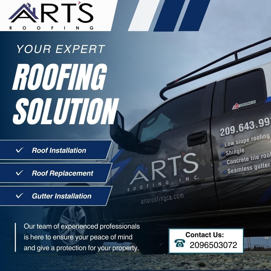  for Art’s Roofing Inc in Stockton, CA