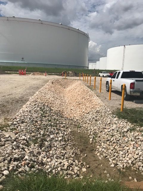 Drainage for Divine Construction Services in Brazoria County, TX