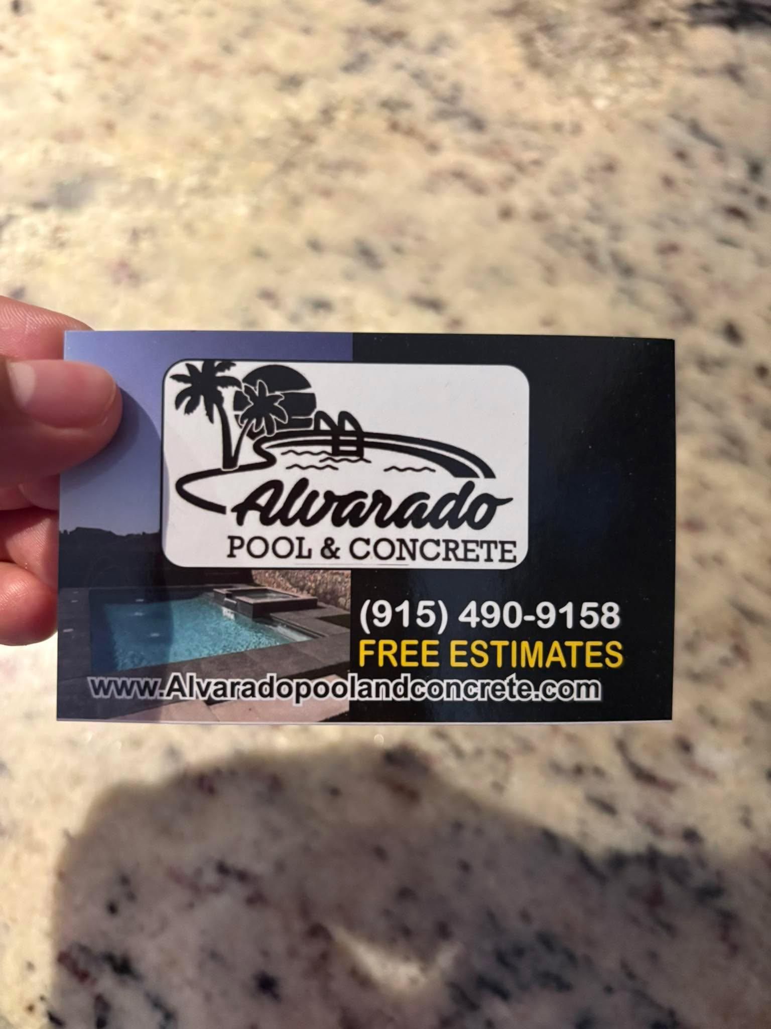  for Alvarado Pool and Concrete in El Paso, TX