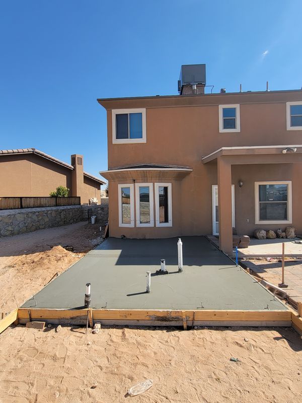 Concrete Work for Great Outdoors Patio Projects in El Paso, TX