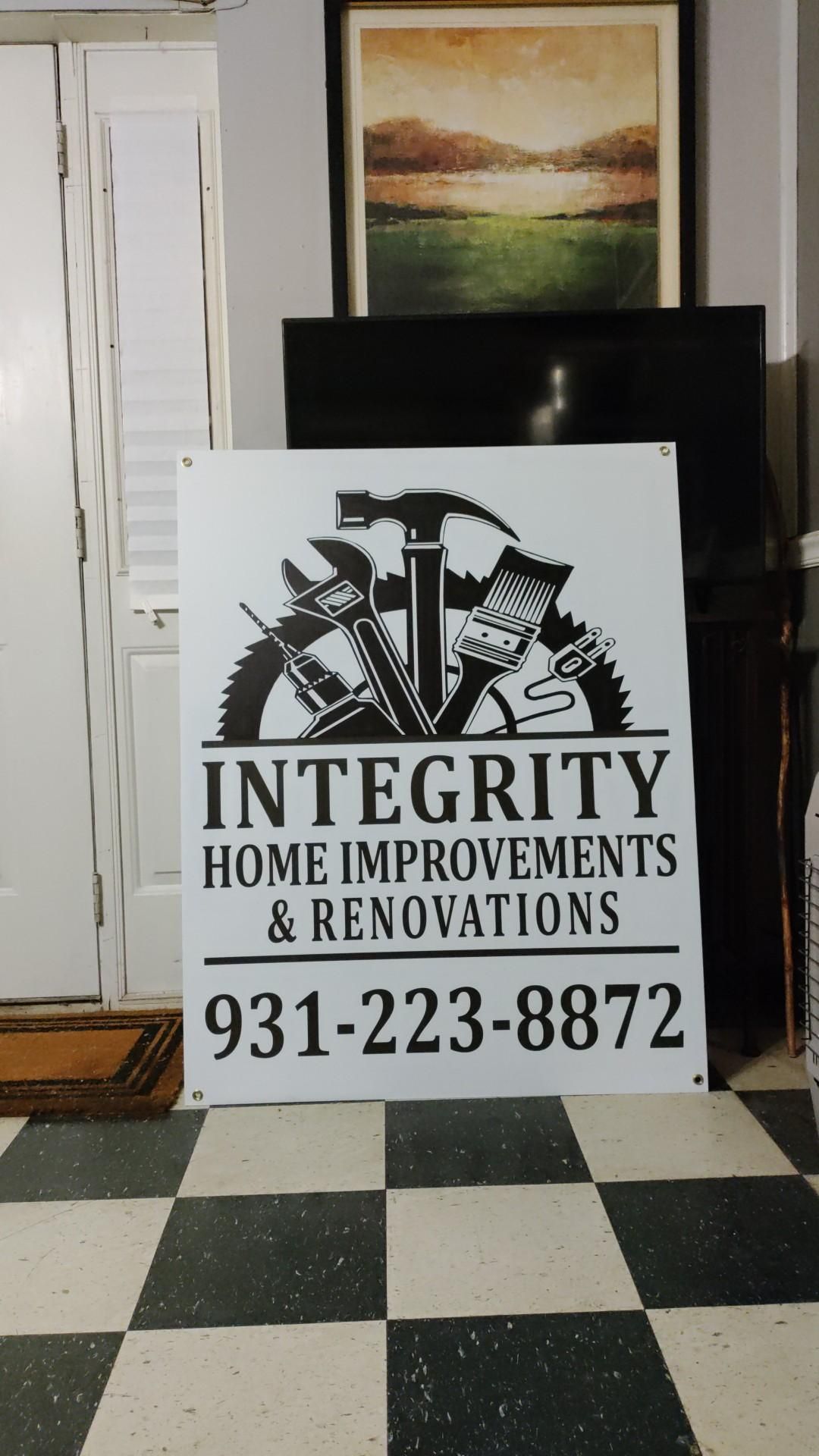  for Integrity Home Improvements & Renovations in Columbia, Tennessee