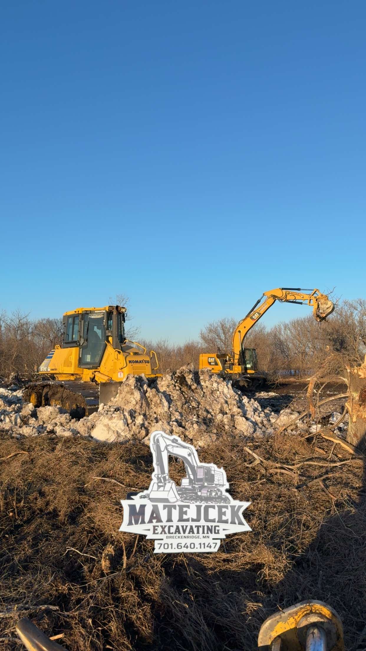  for Matejcek Excavating in Breckenridge, MN