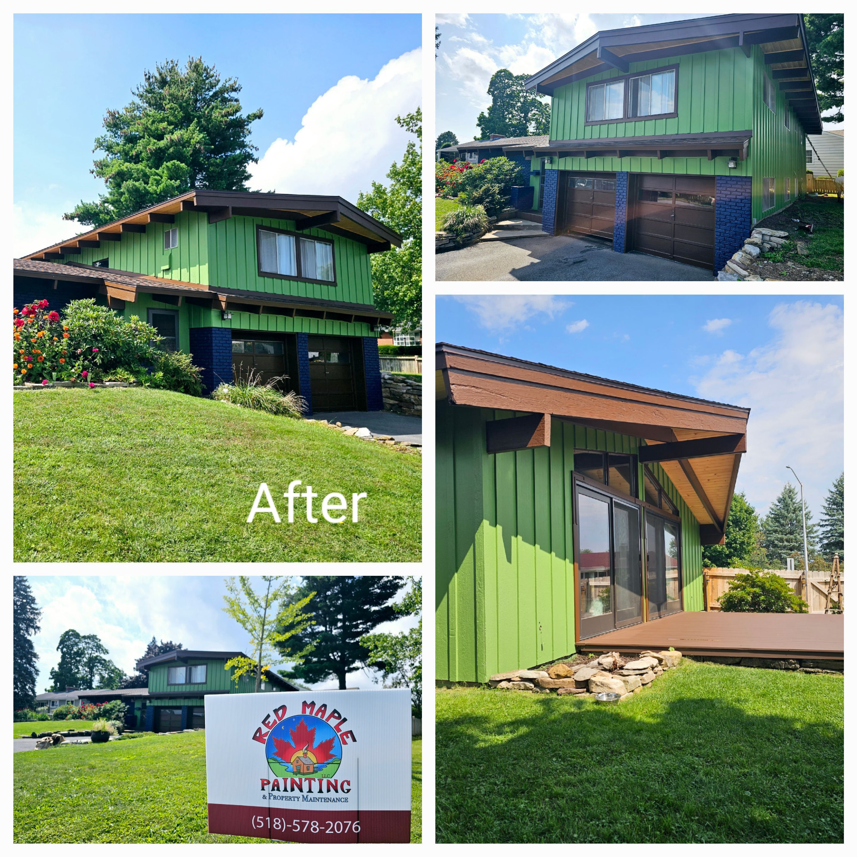 Exterior Painting for Red Maple Painting in Plattsburgh, NY