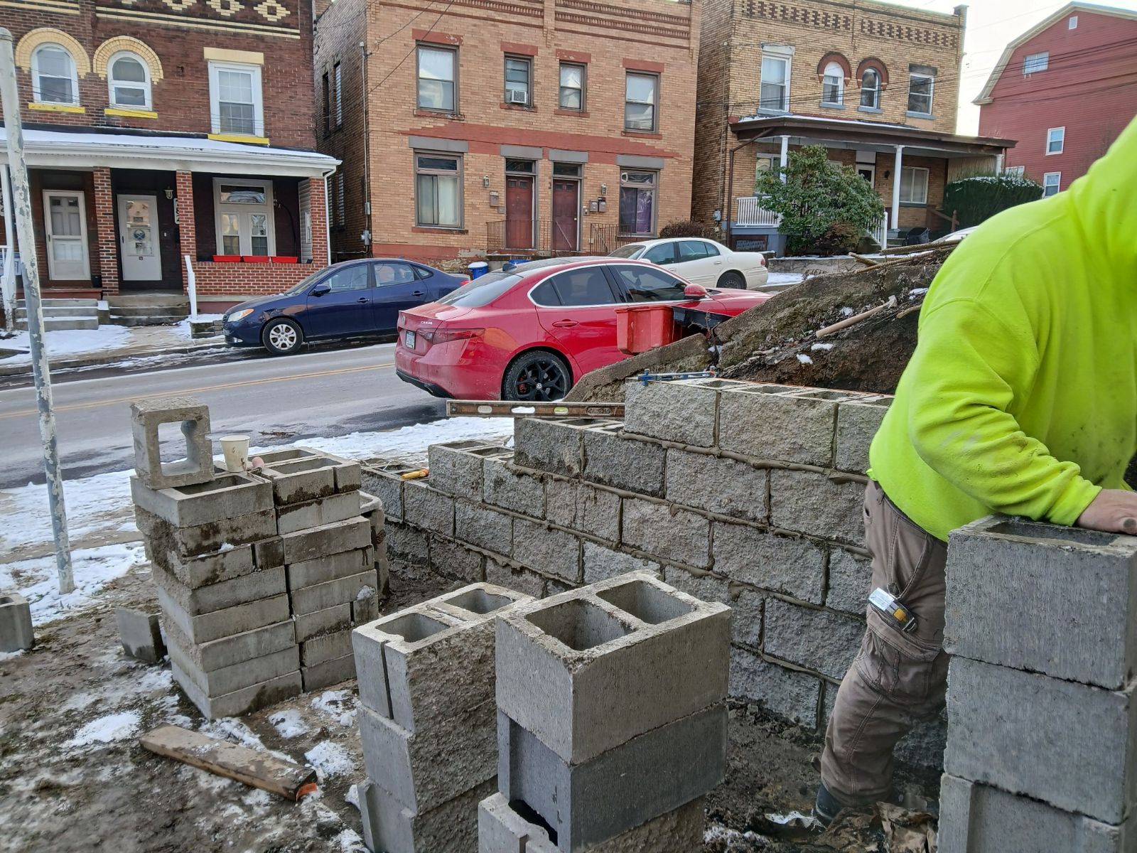 Retaining Wall  for Joseph Little Home Improvements in Pittsburgh, PA