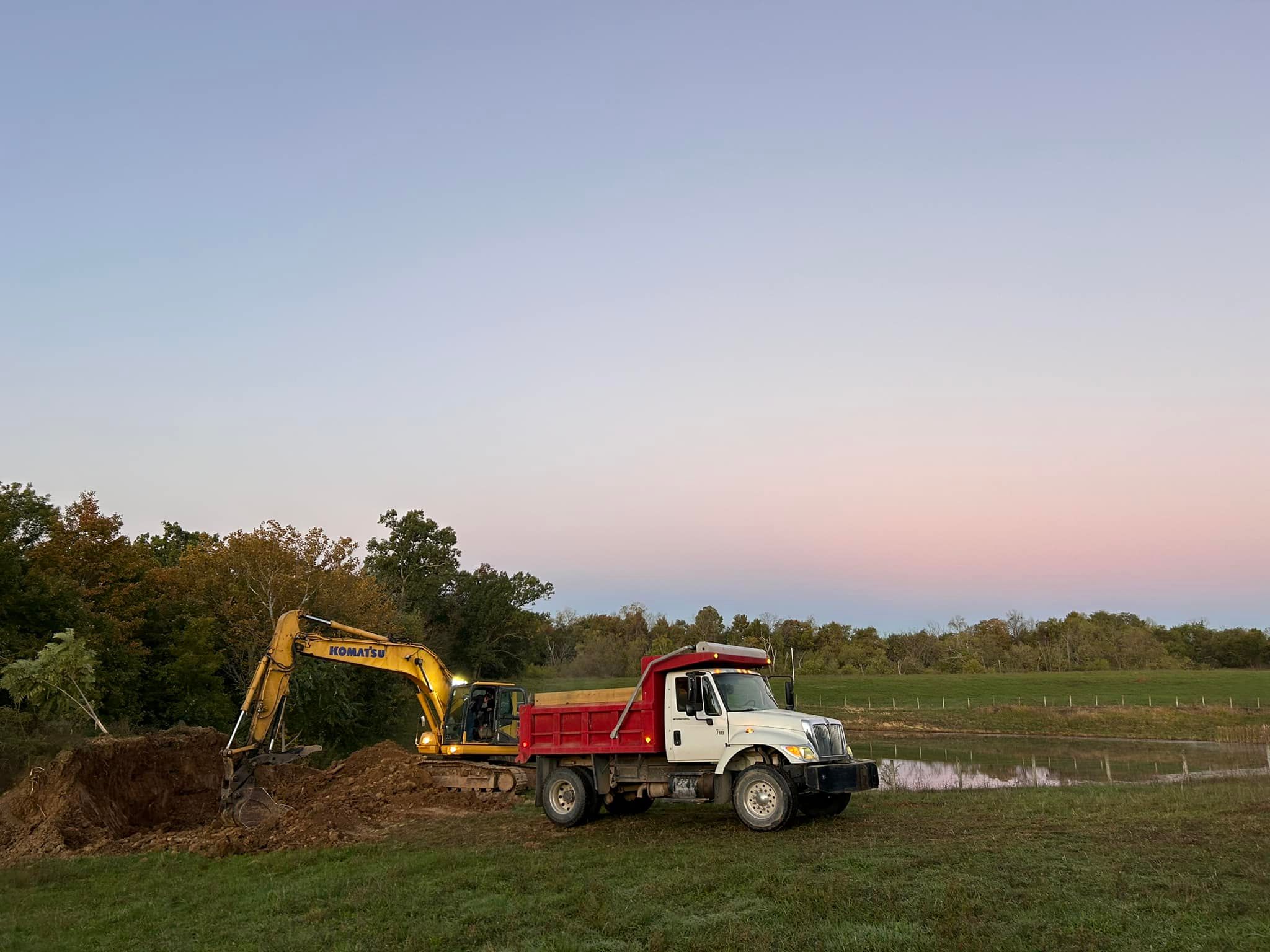 Excavating for Louisville Earth Movers in Crestwood, KY