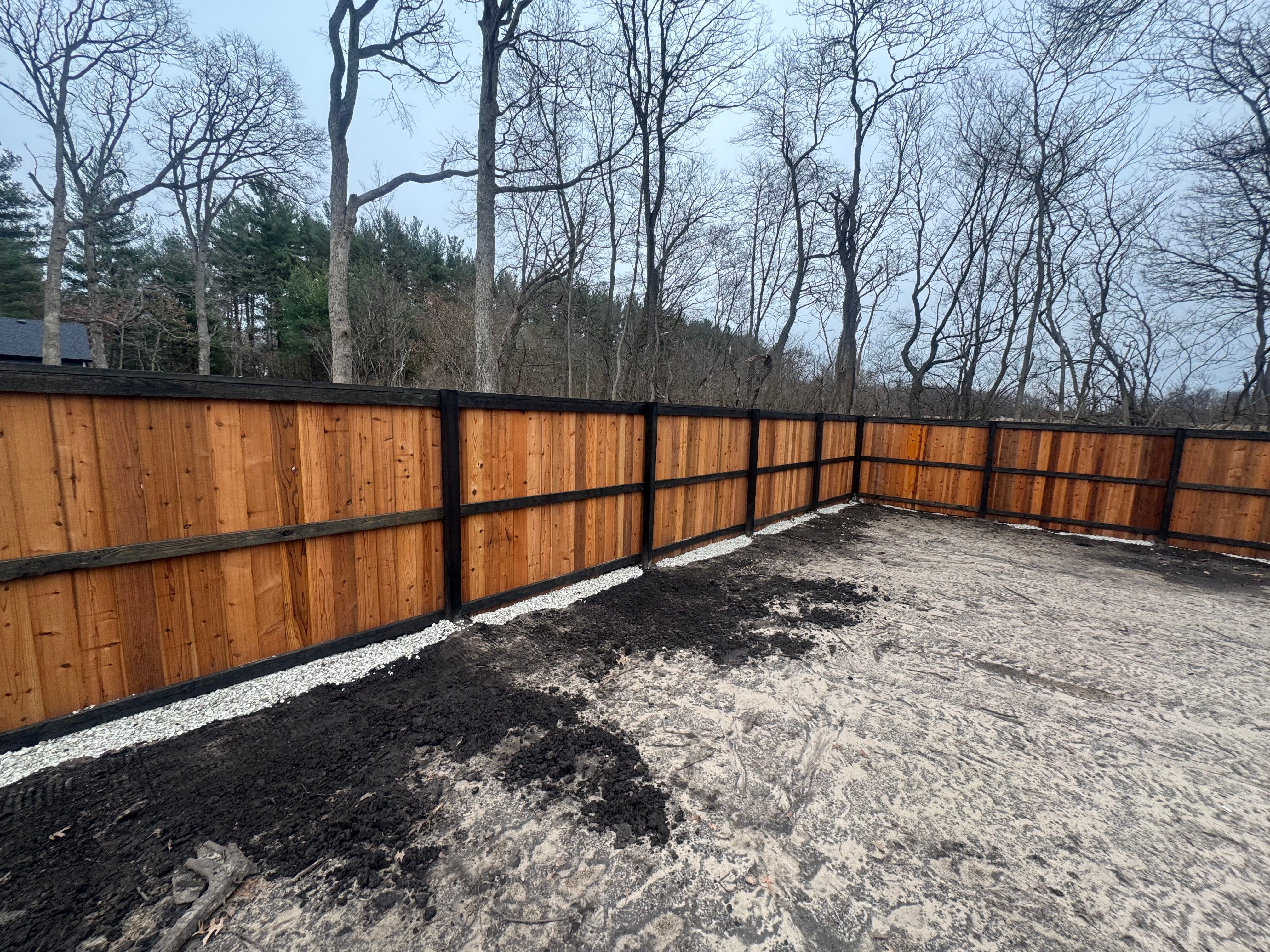 Fences for Risner Construction in De Motte, IN