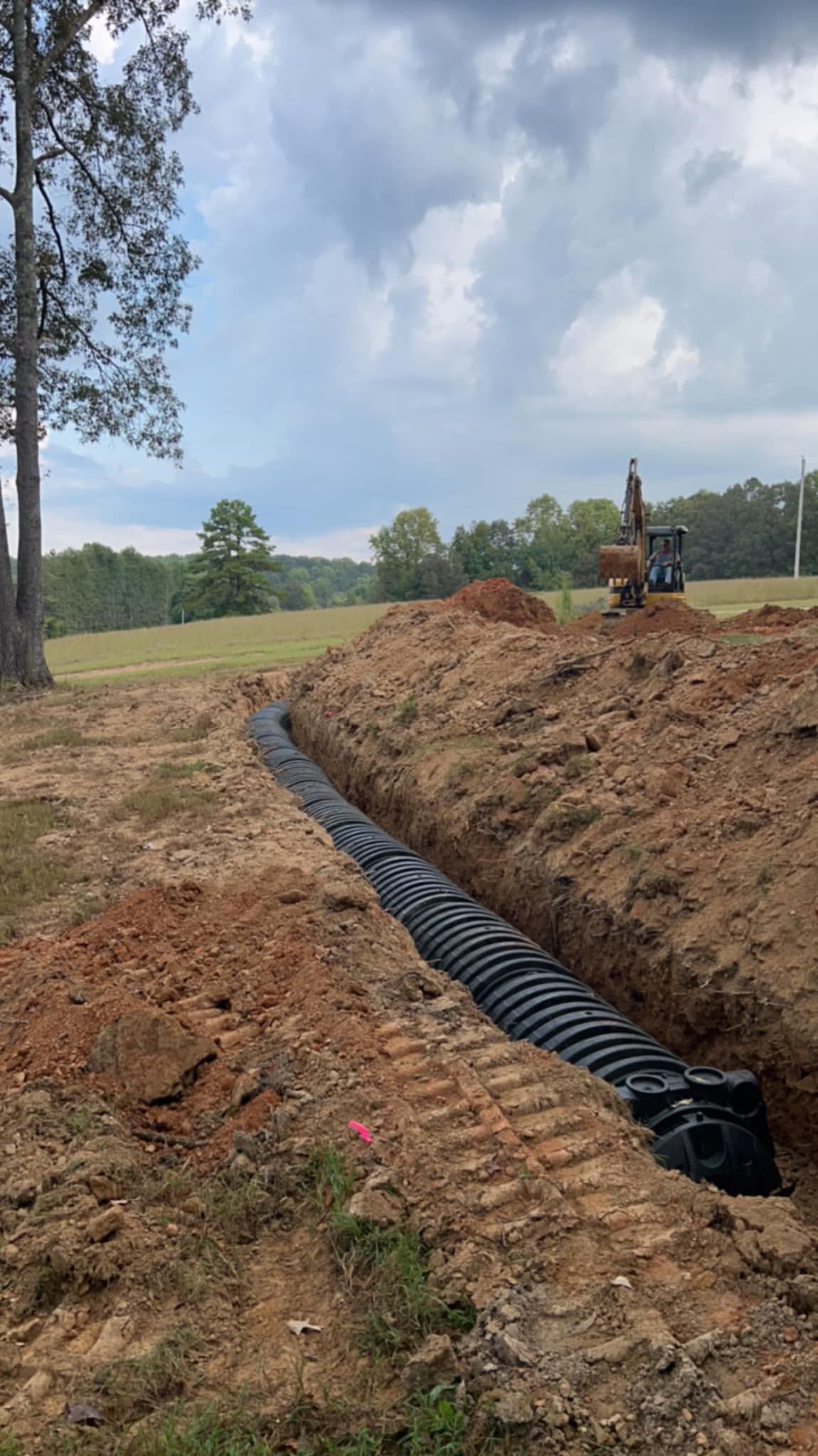 Excavating for Double V Services in Dickson, TN