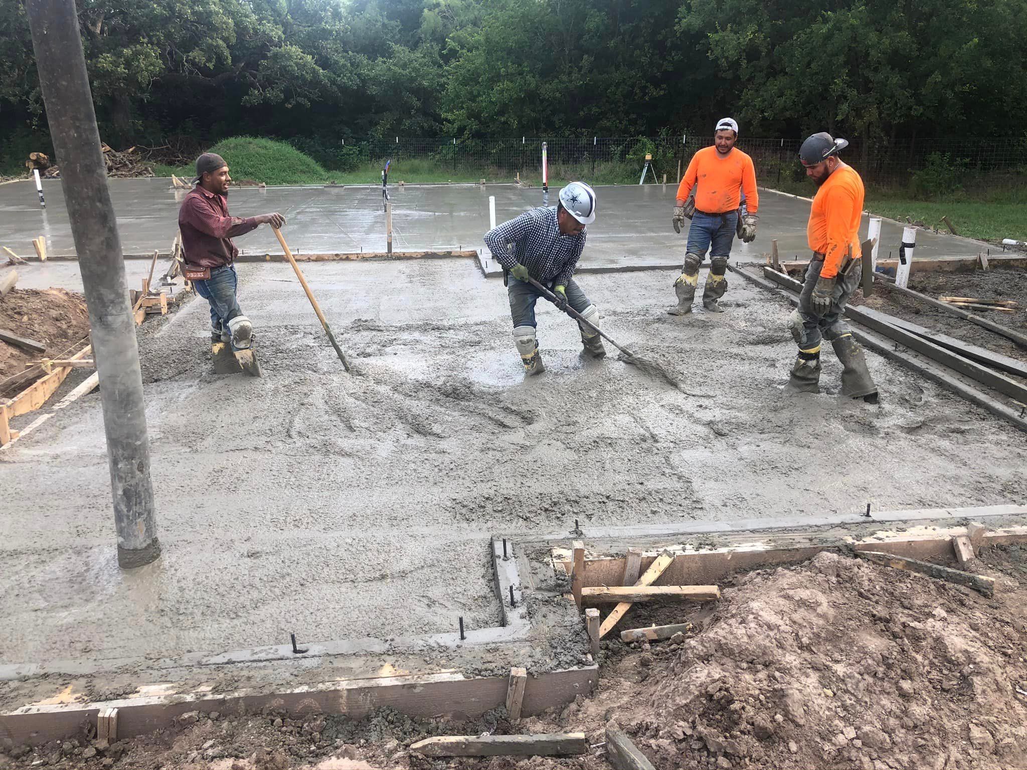 Concrete Work for JCL Concrete LLC in Streetman, TX