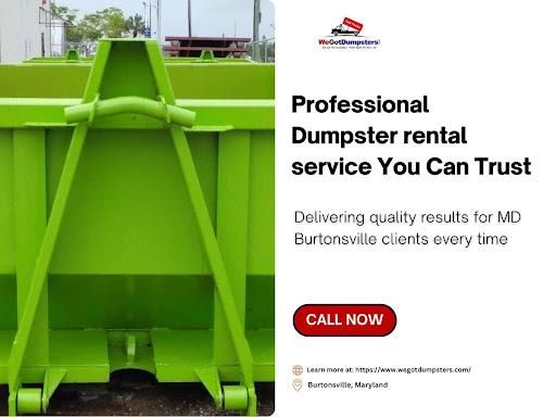  for We Got Dumpsters LLC in Clarksburg, MD