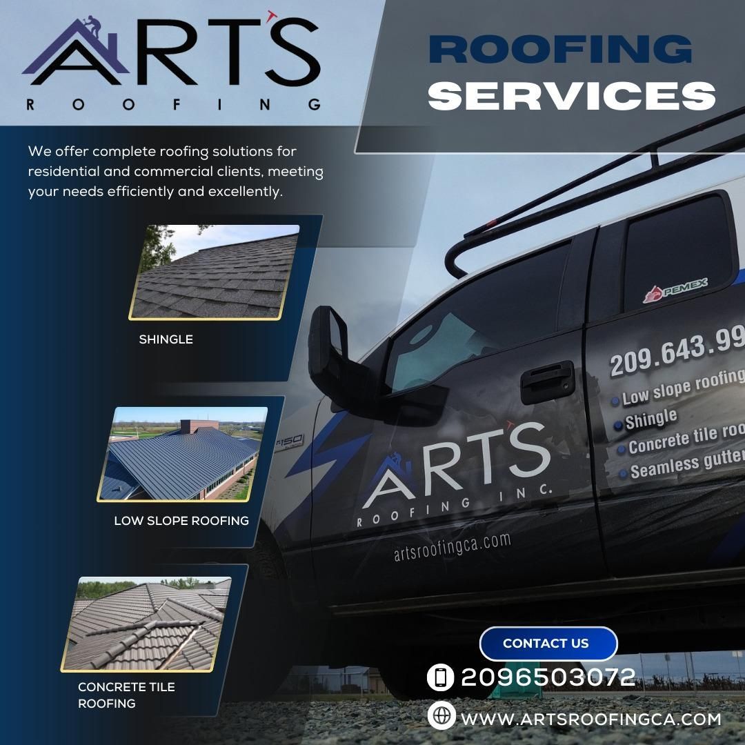  for Art’s Roofing Inc in Stockton, CA