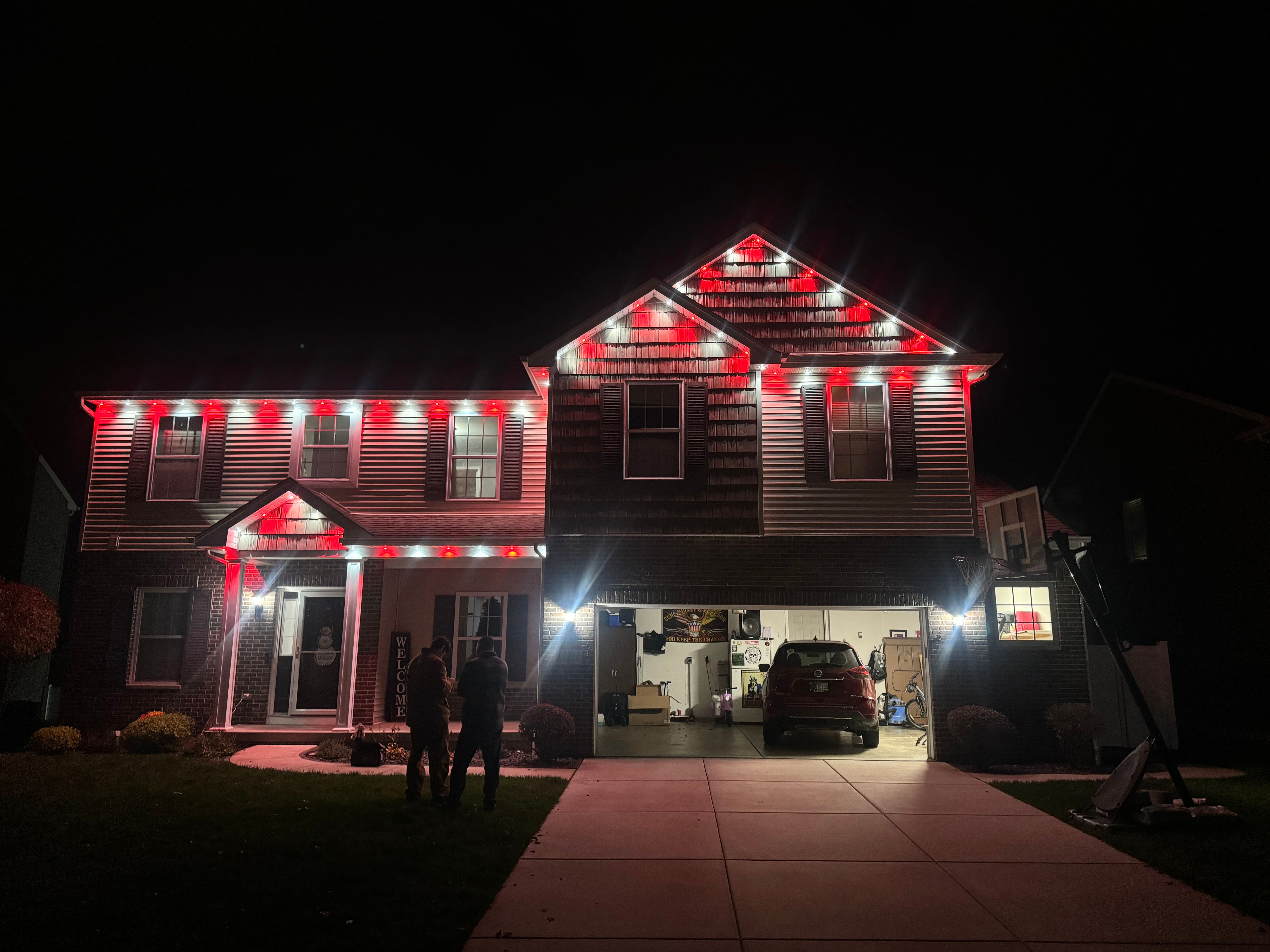Outdoor Lighting for Risner Construction in De Motte, IN
