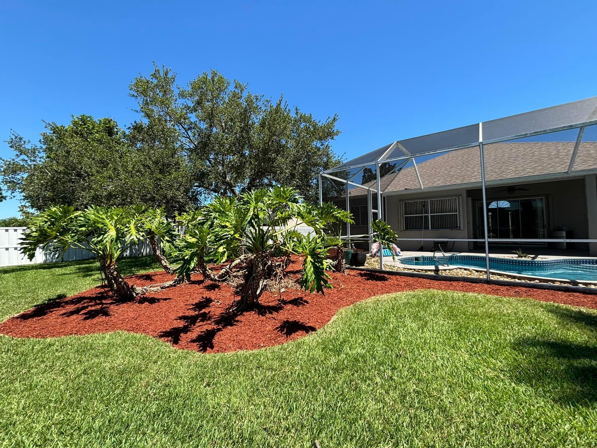 Full scale landscape designing and installations for Isaiah Simmons Construction and Landscaping LLC in Brevard County, Florida