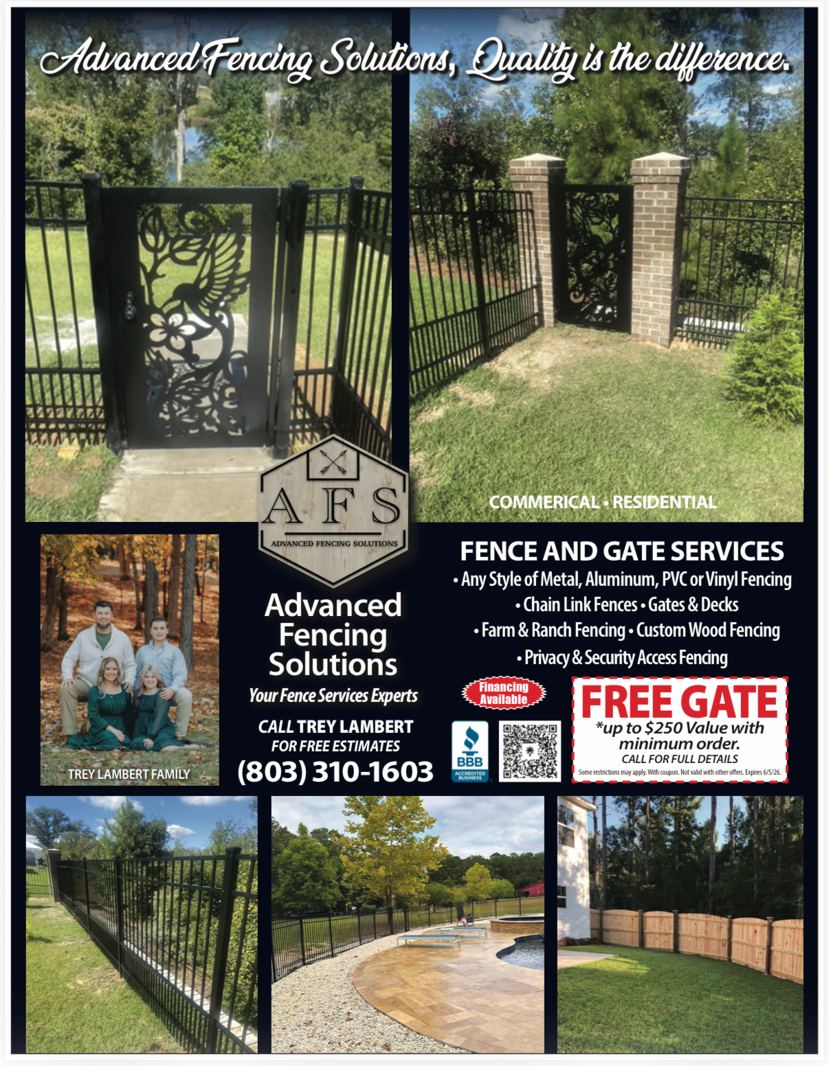 All Photos for Advanced Fencing Solutions in Camden, SC