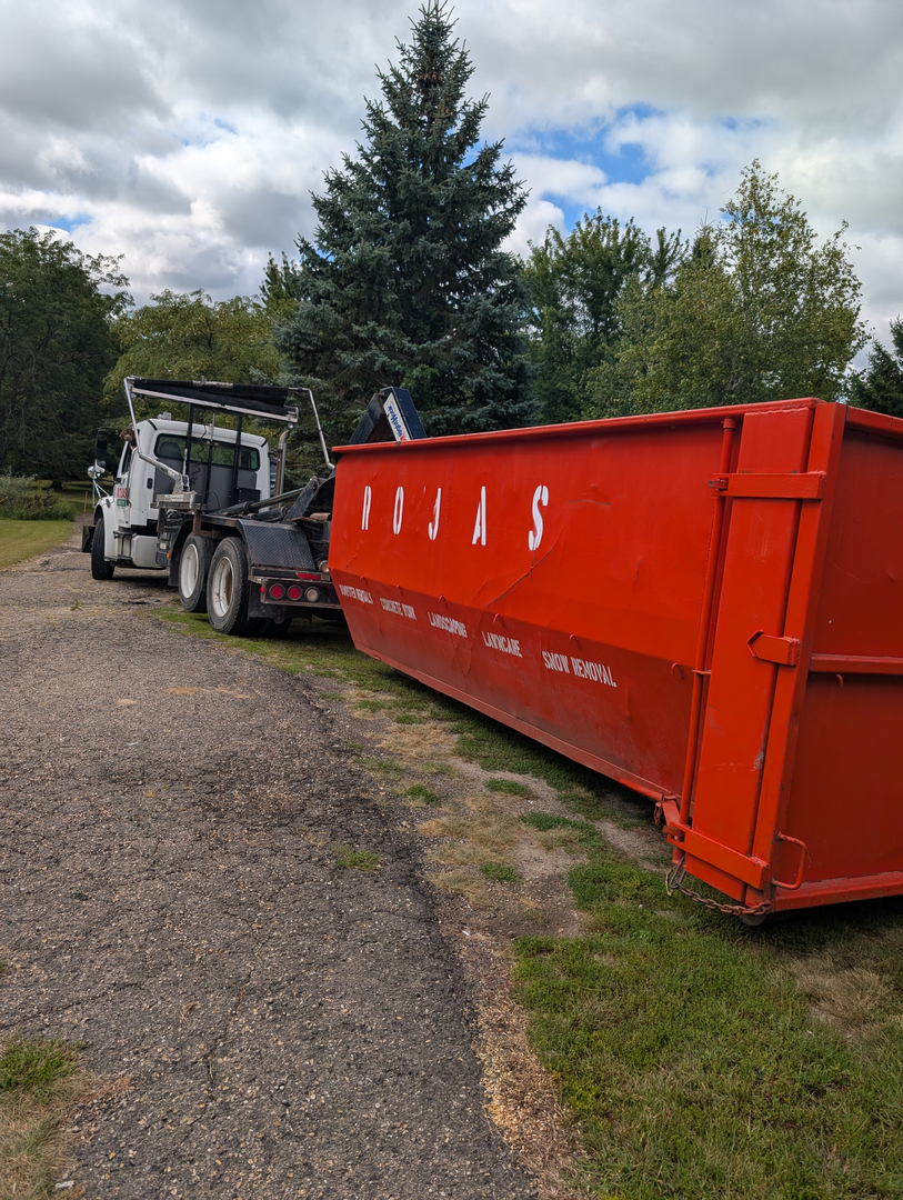 Dumpsters for Rojas Services in Northfield, MN