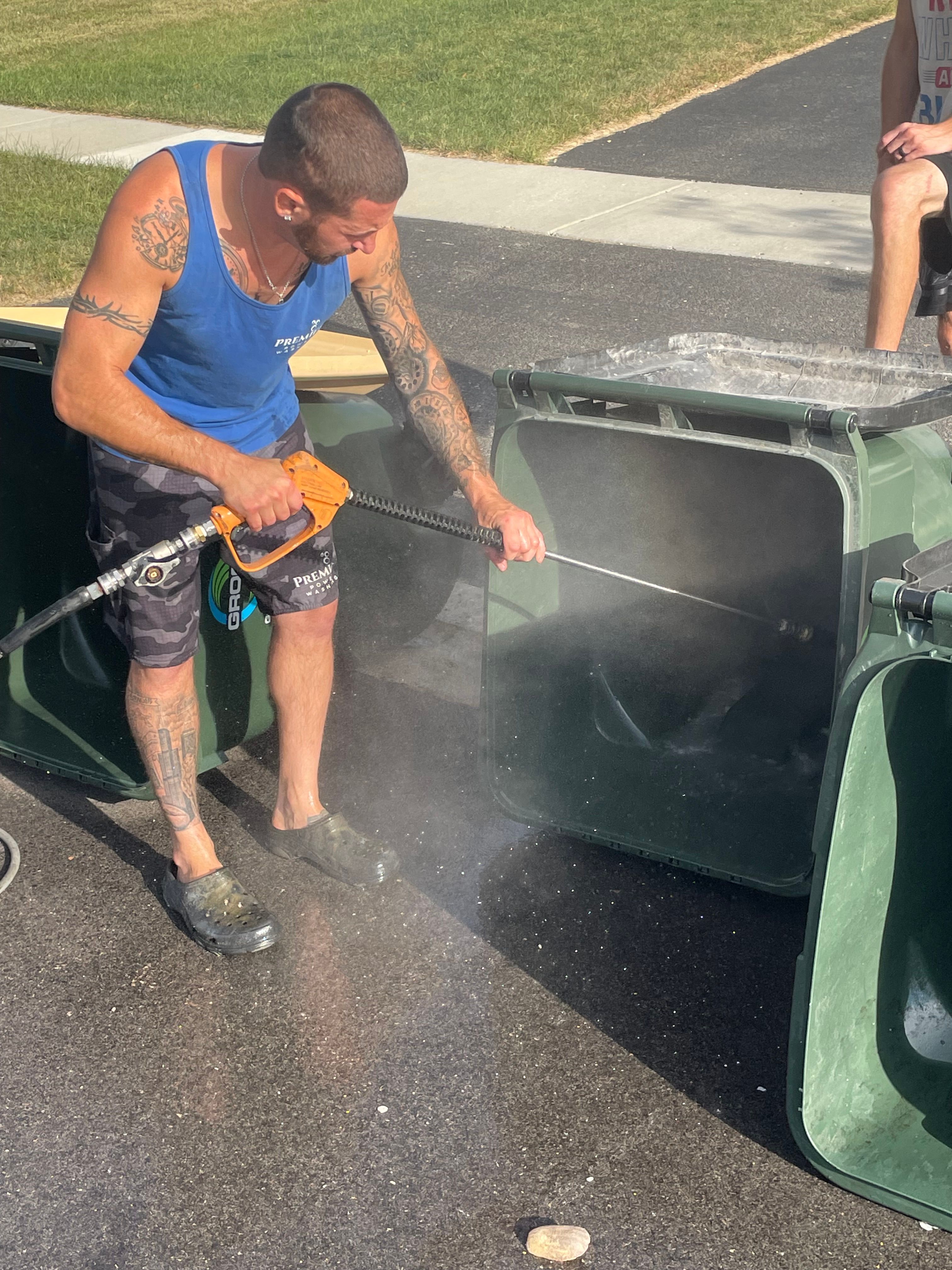 Trash & Recycling Bin Cleaning for Premier Partners, LLC. in Volo, IL