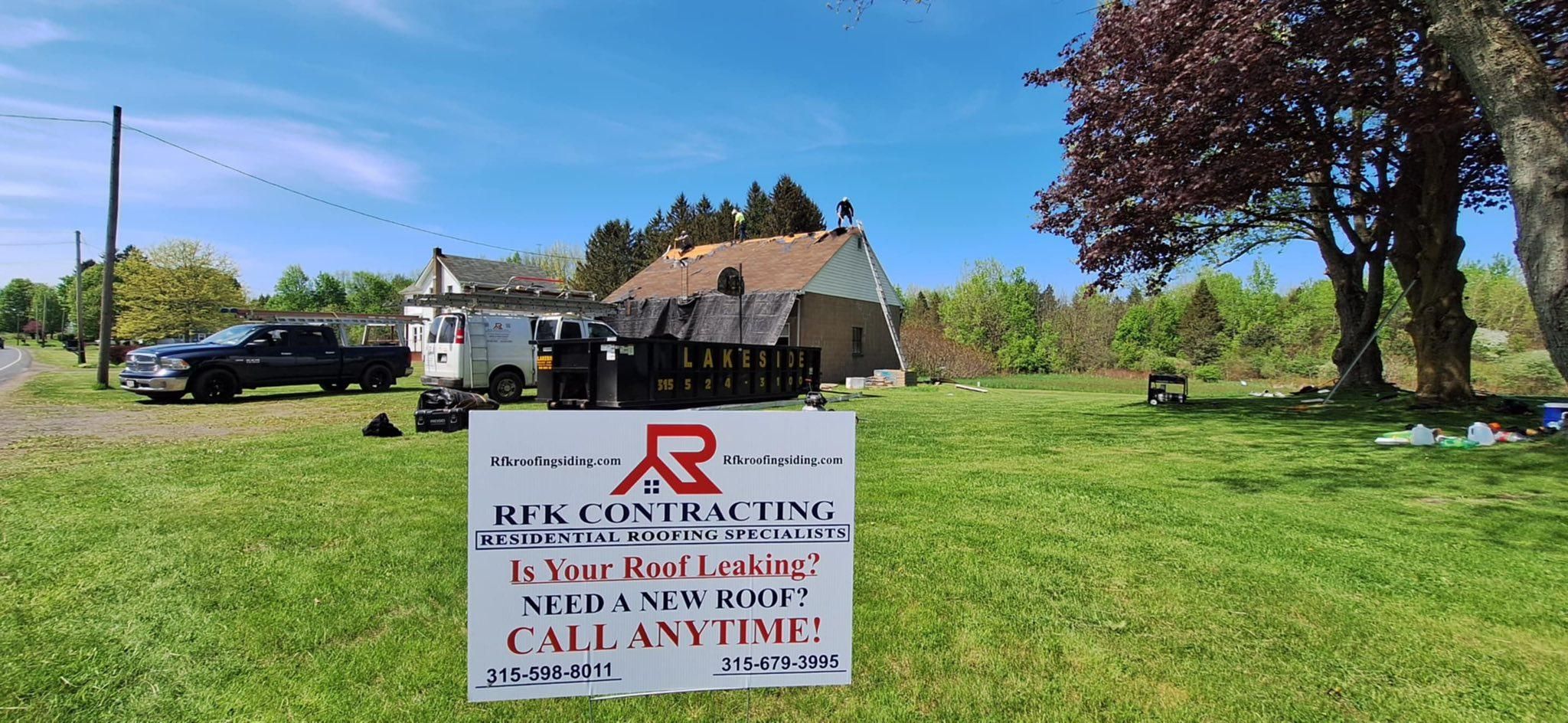  for RFK Contracting in Wolcott, NY