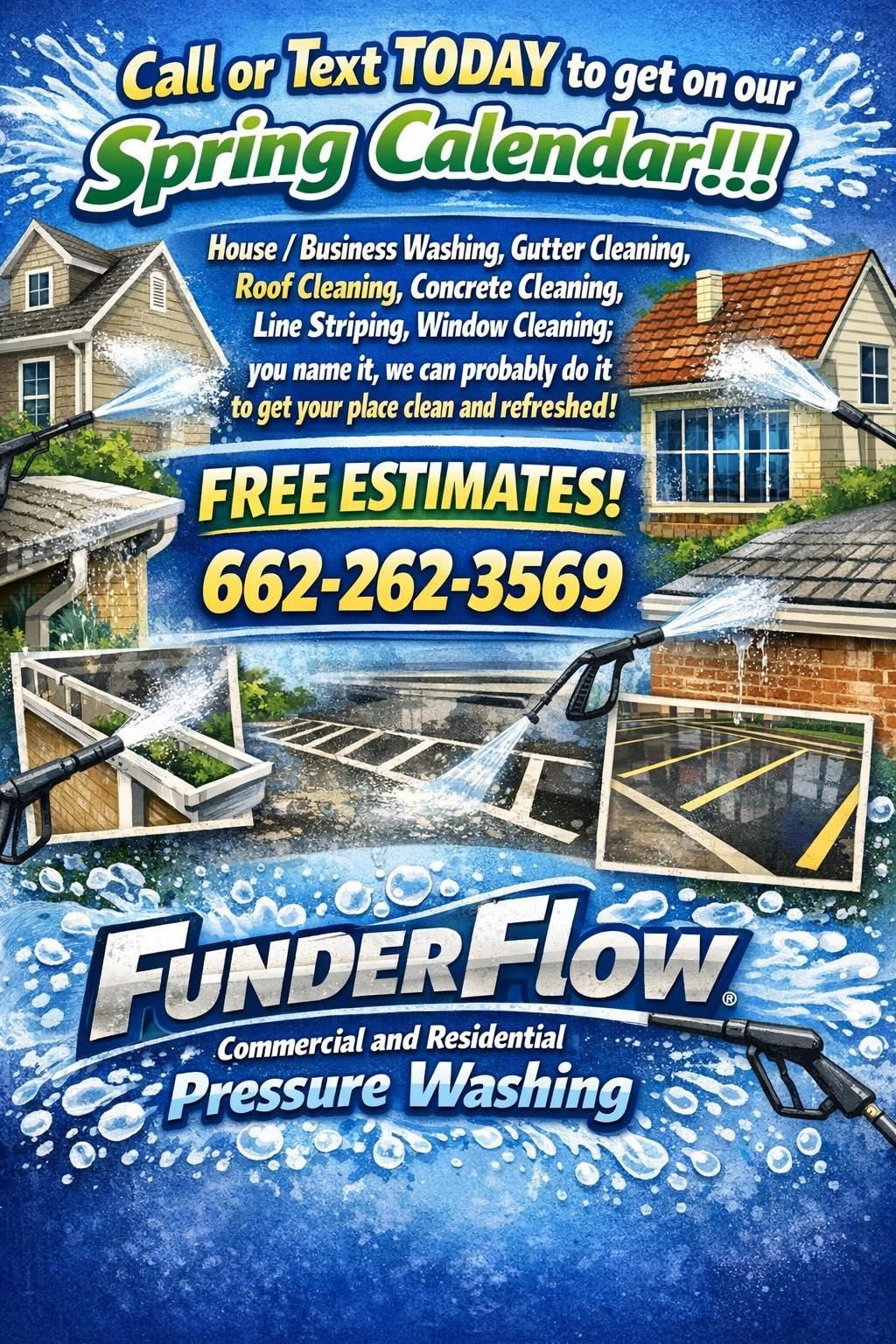  for FunderFlow Commercial and Residential Pressure Washing Inc in Tupelo, MS