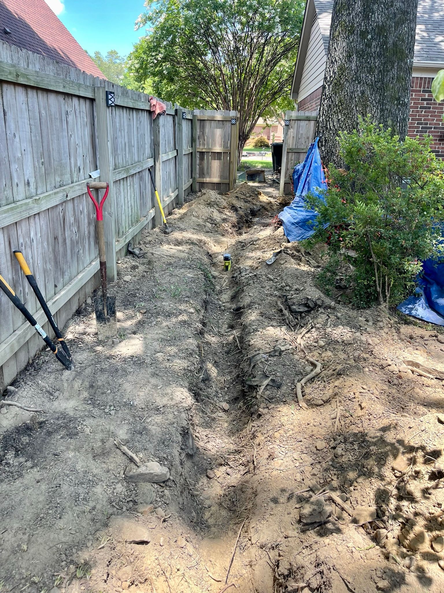 Scnider Drainage & Landscape  for Emory's Garden Landscape Emporium in Memphis,  TN