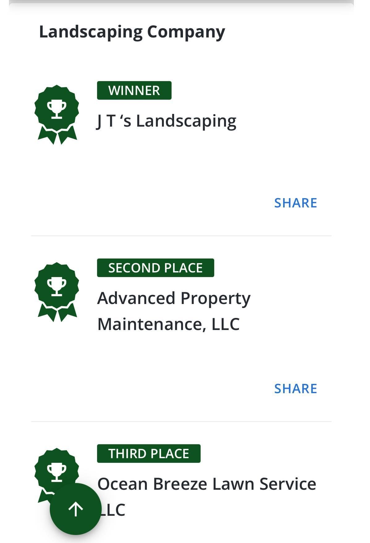  for JT’s Landscaping in Tyler County, TX