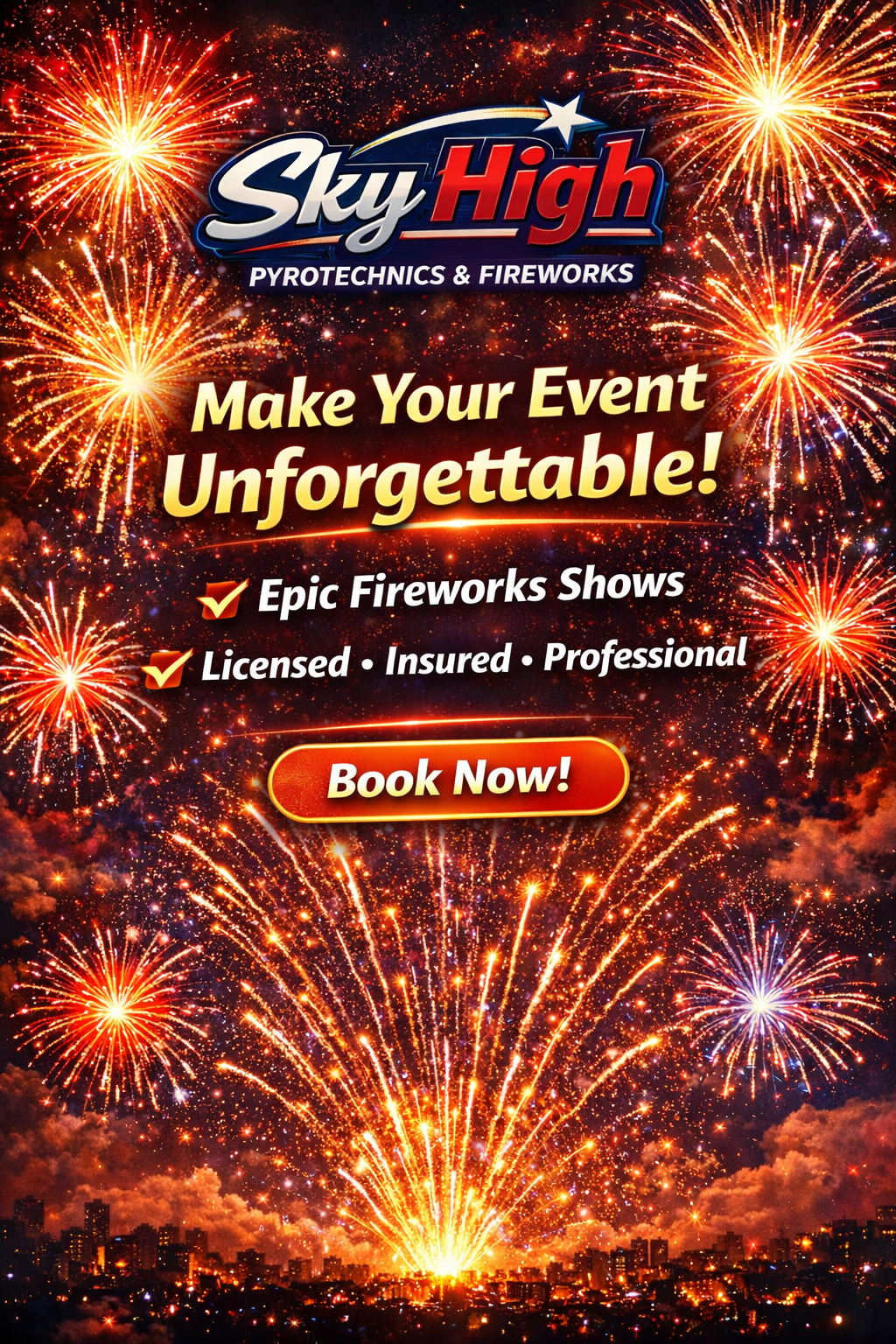  for Sky High Pyrotechnics & Fireworks in Horry County, SC