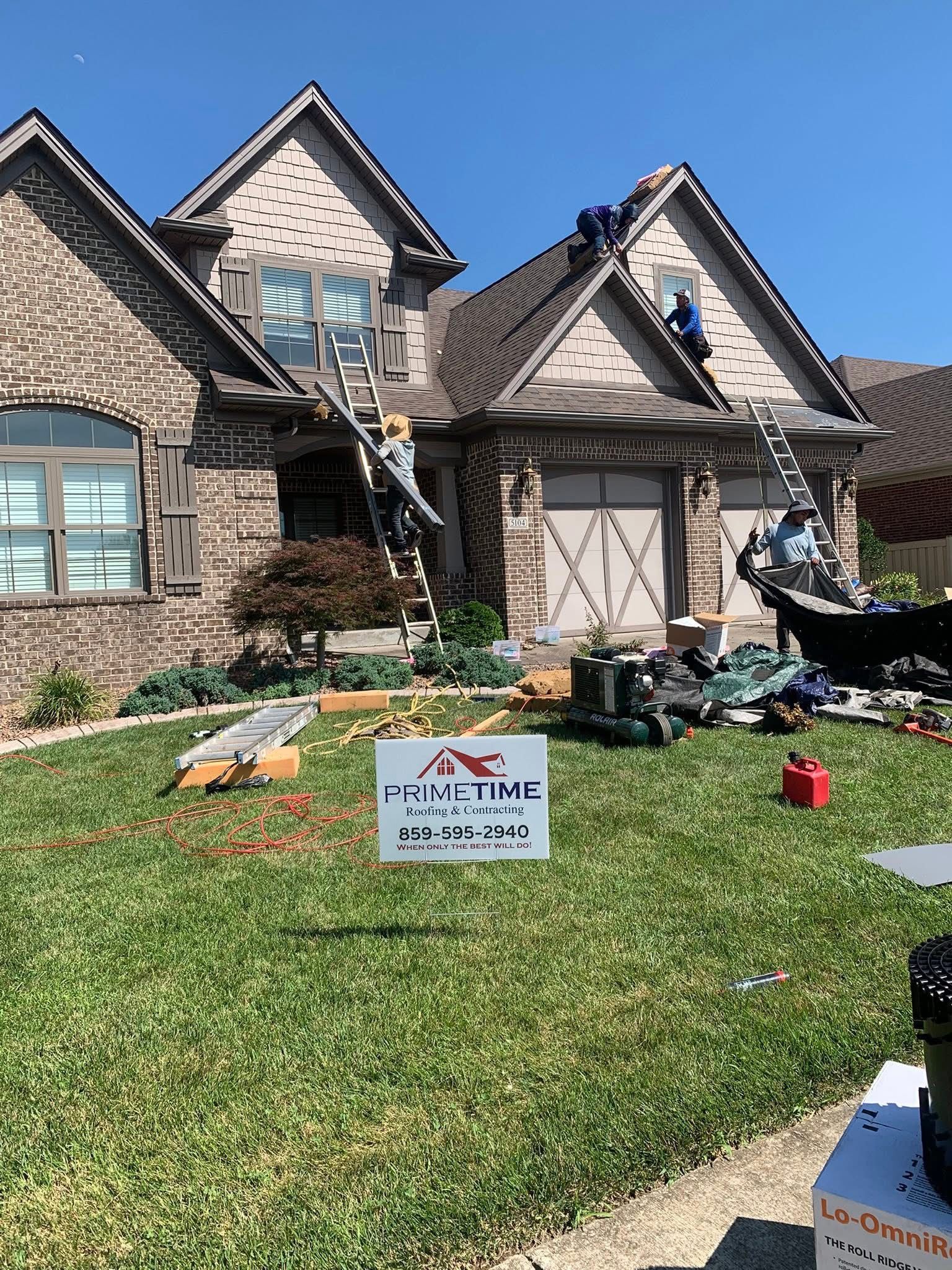 Roofing for Primetime Roofing  in Winchester, KY